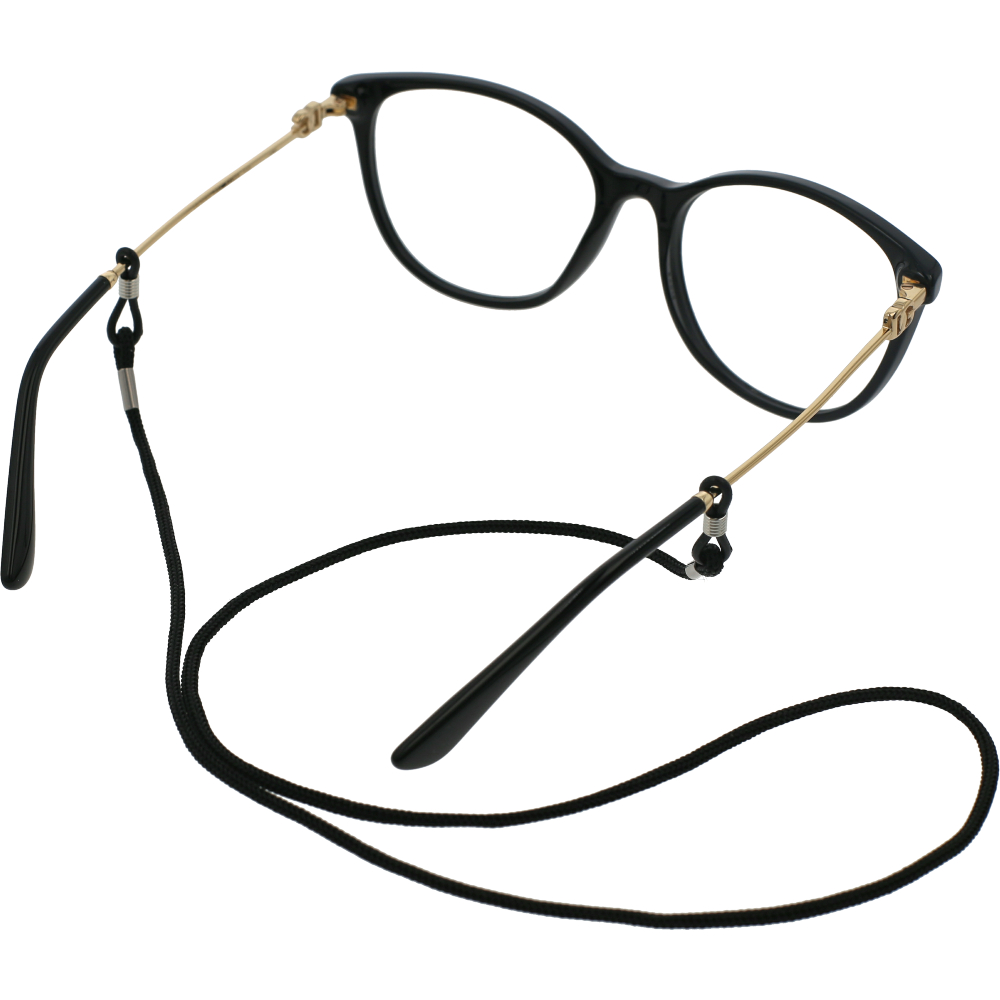 Lant textil ochelari Negru