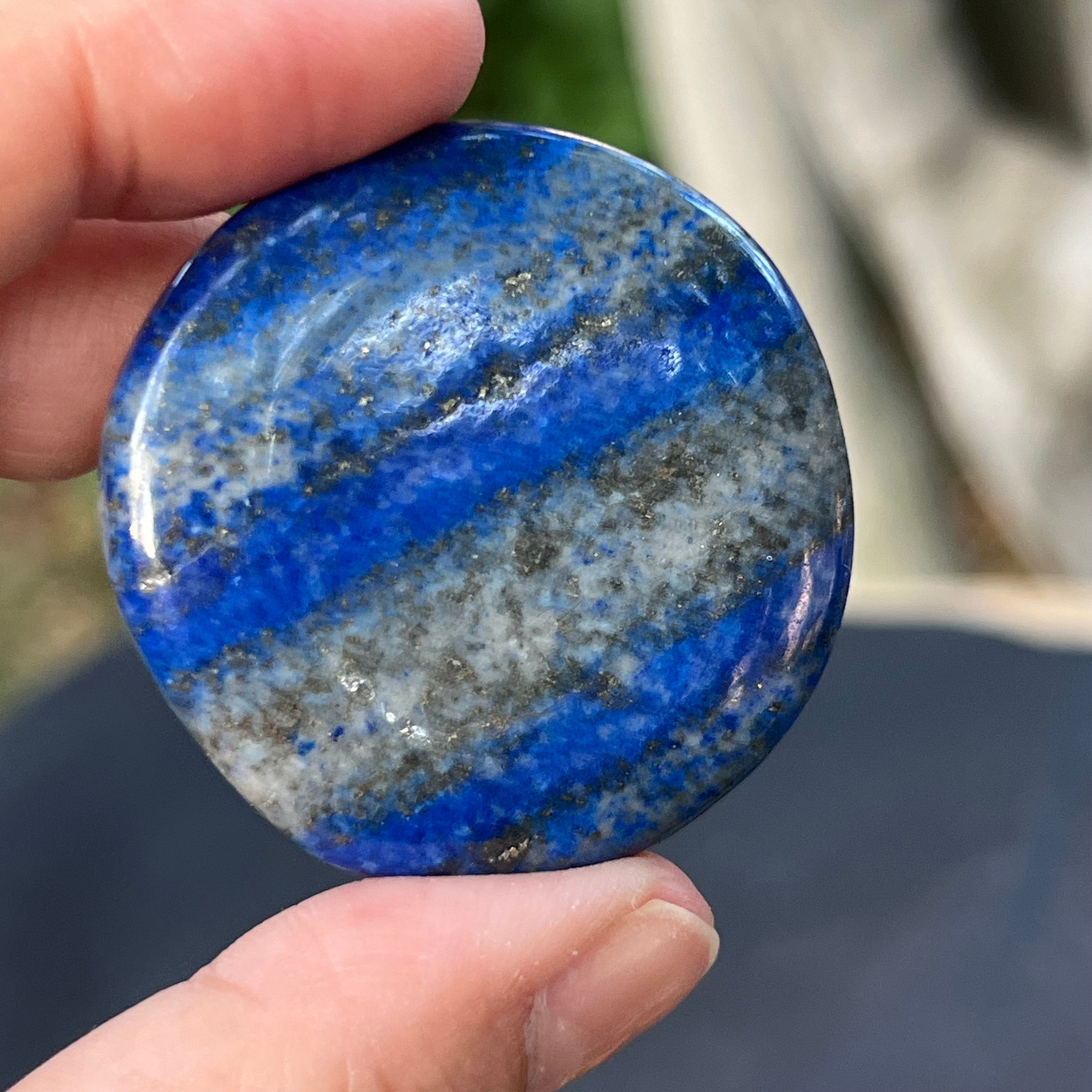Lapis Lazuli palmstone 4-5 cm