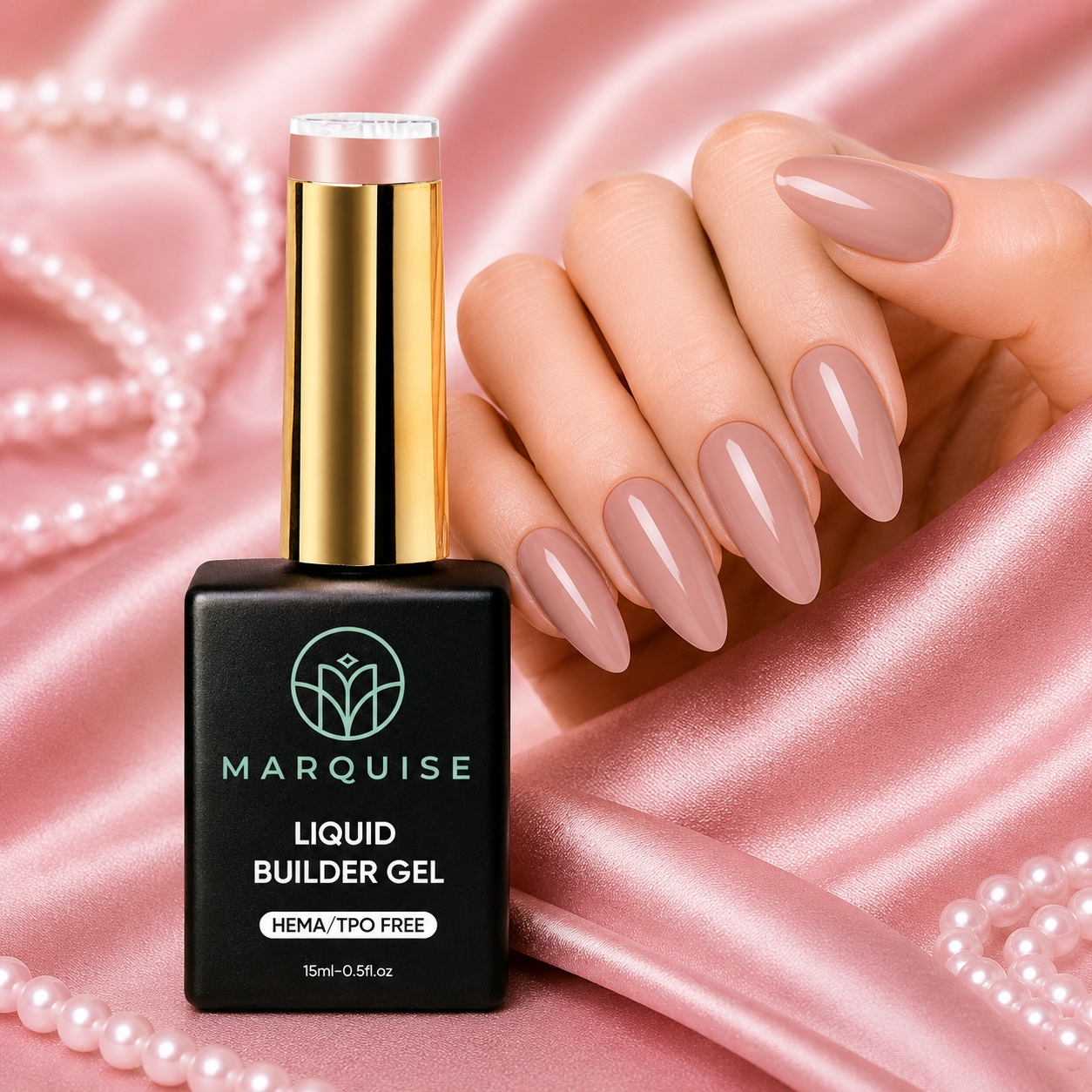 Liquid Builder Gel HEMA/TPO FREE, Marquise, YCY11, 15 ml - poza 2