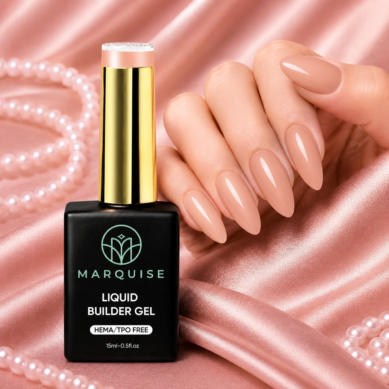 Liquid Builder Gel HEMA/TPO FREE, Marquise, YCY12, 15 ml - poza 2