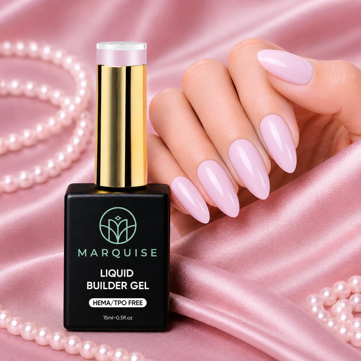 Liquid Builder Gel HEMA/TPO FREE, Marquise, YCY45, 15 ml - poza 2