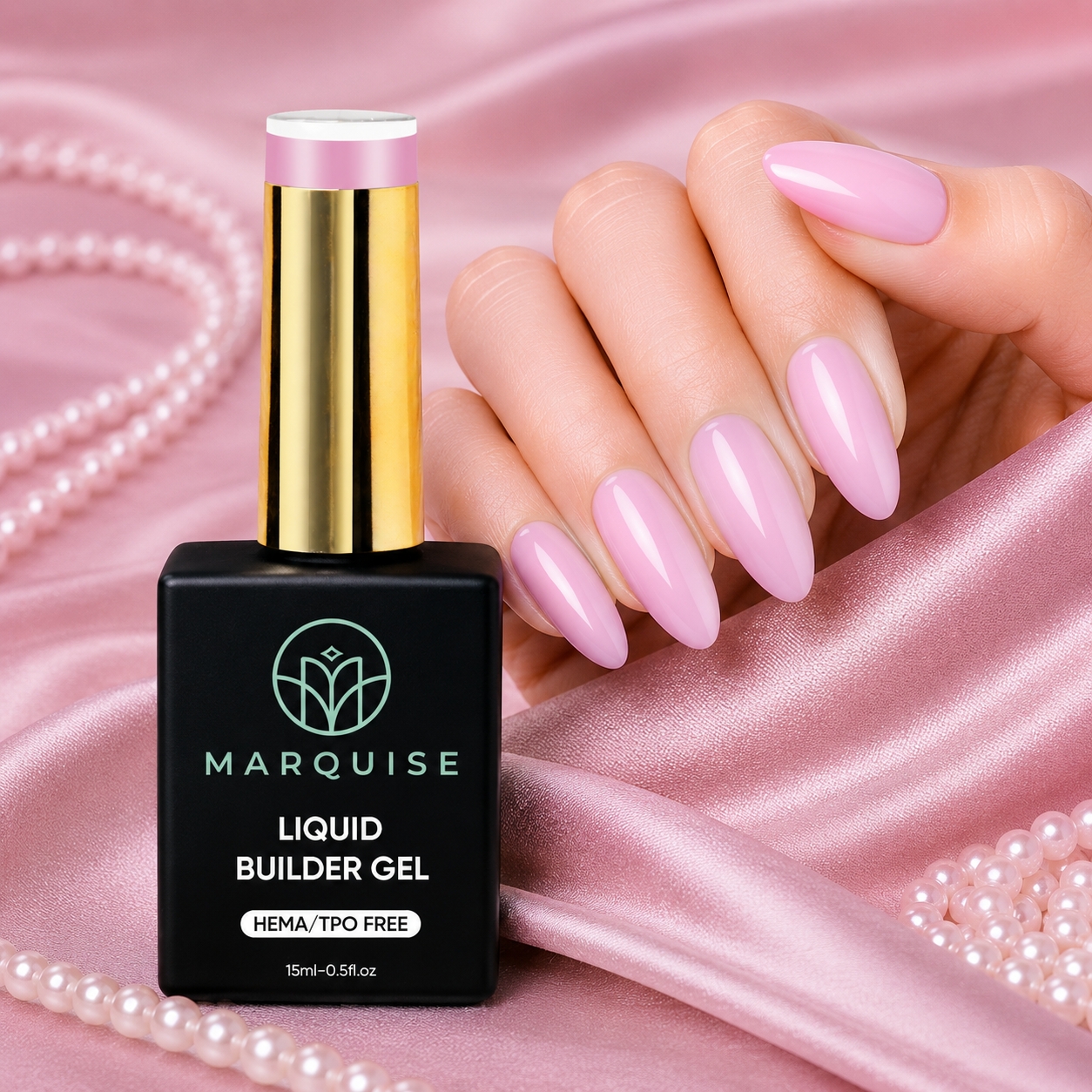 Liquid Builder Gel HEMA/TPO FREE, Marquise, YCY60, 15 ml - poza 2