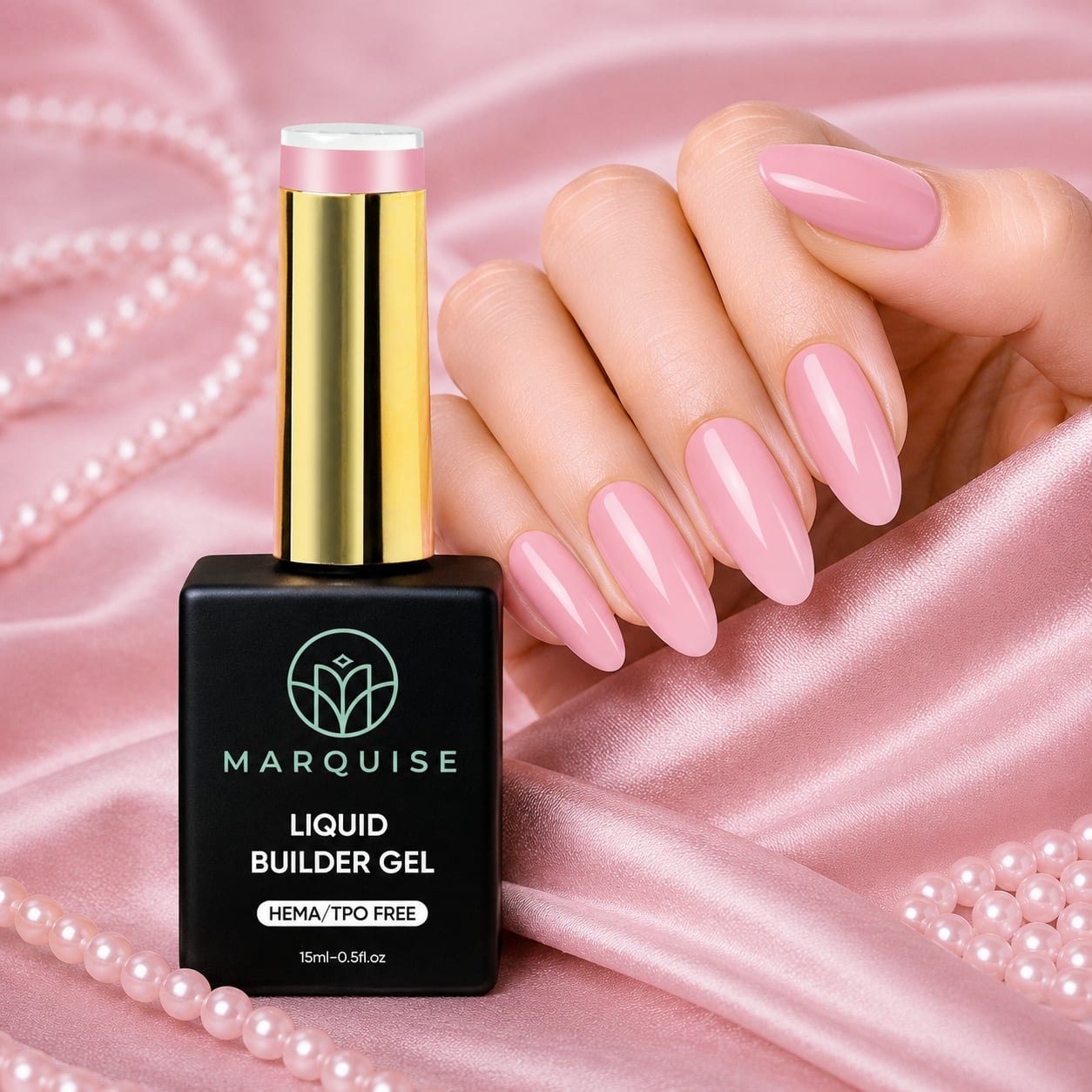 Liquid Builder Gel HEMA/TPO FREE, Marquise, YCY62, 15 ml - poza 2