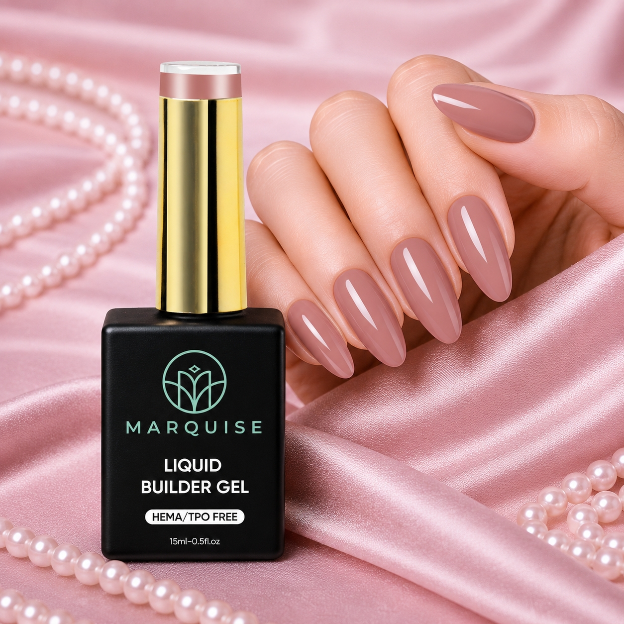 Liquid Builder Gel HEMA/TPO FREE, Marquise, YCY75, 15 ml - poza 2