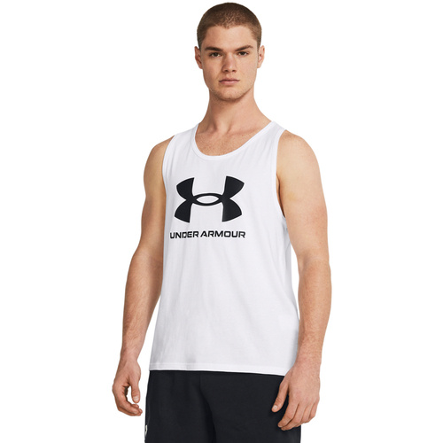 Maiou barbati Under Armour Sportstyle Logo Tank 1382883-100 - poza 1