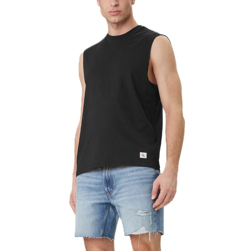 Maiou Calvin Klein 30S JERSEY BADGE MUSCLE TANK - poza 1