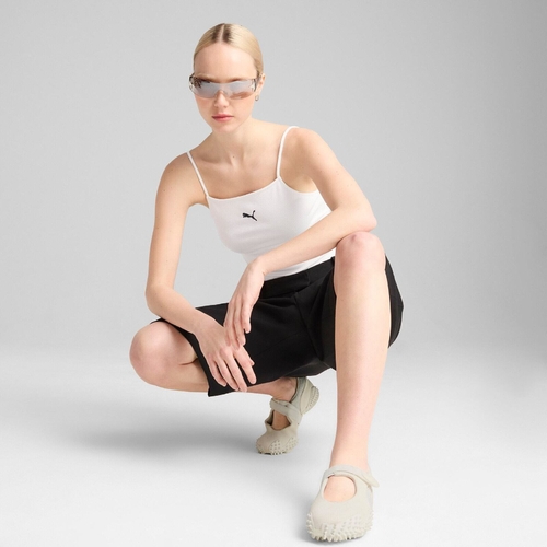 Maiou femei Puma Wardrobe Ess Ribbed Tank Top 62977102 - poza 4