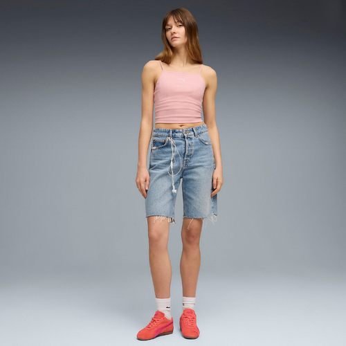 Maiou femei Puma Wardrobe Ess Ribbed Tank Top 62977126 - poza 3