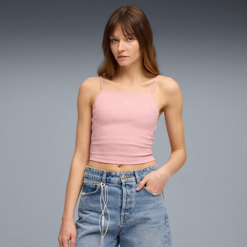 Maiou femei Puma Wardrobe Ess Ribbed Tank Top 62977126 - poza 4