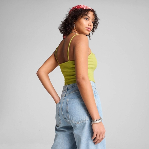 Maiou femei Puma Wardrobe Ess Ribbed Tank Top 62977135 - poza 2