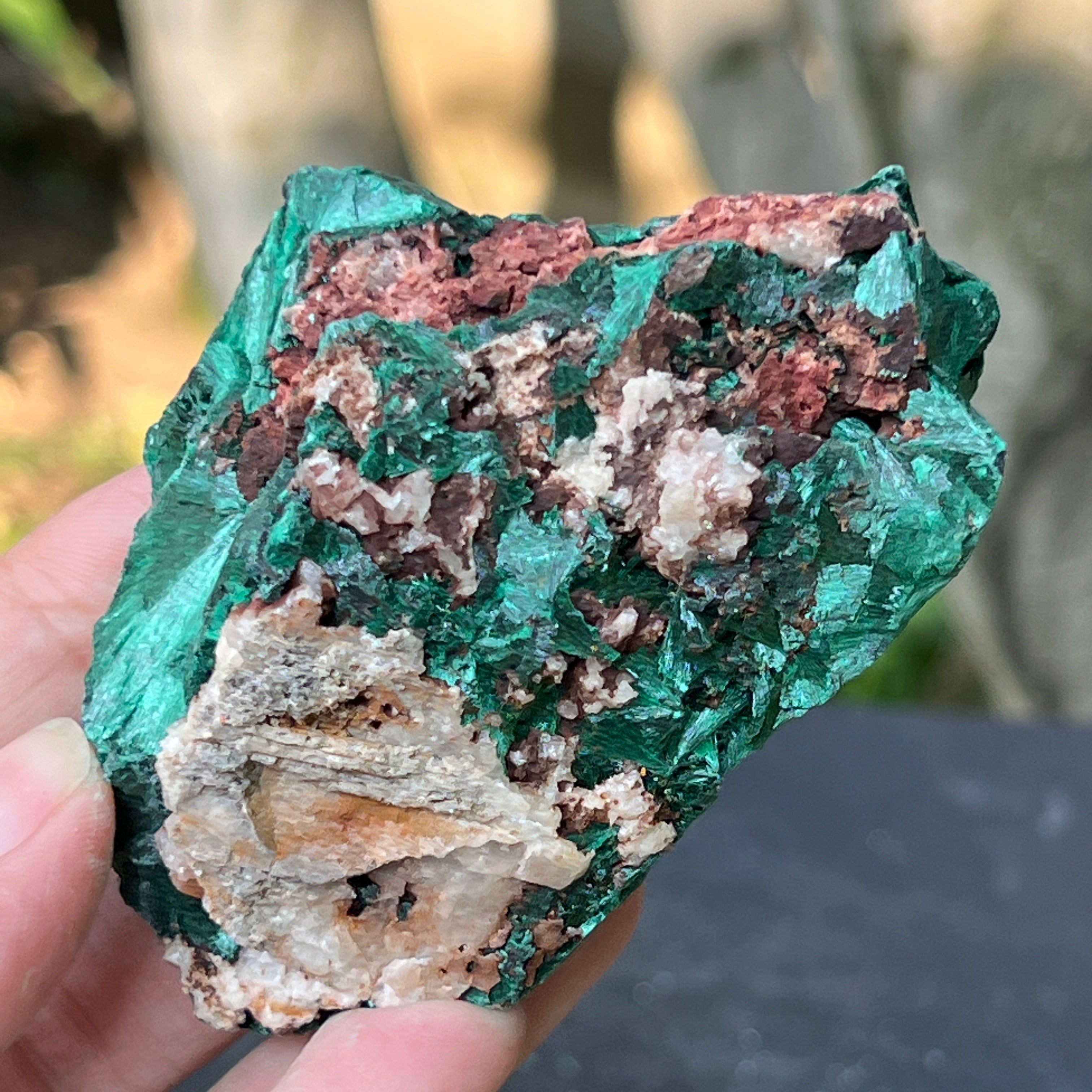 Malachit matasos piatra bruta m19