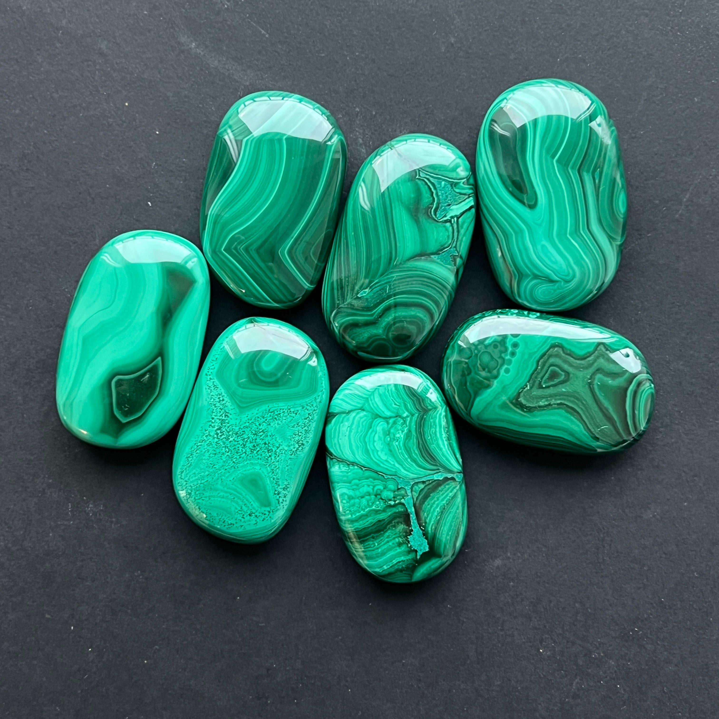 Malachit rulat plamstone