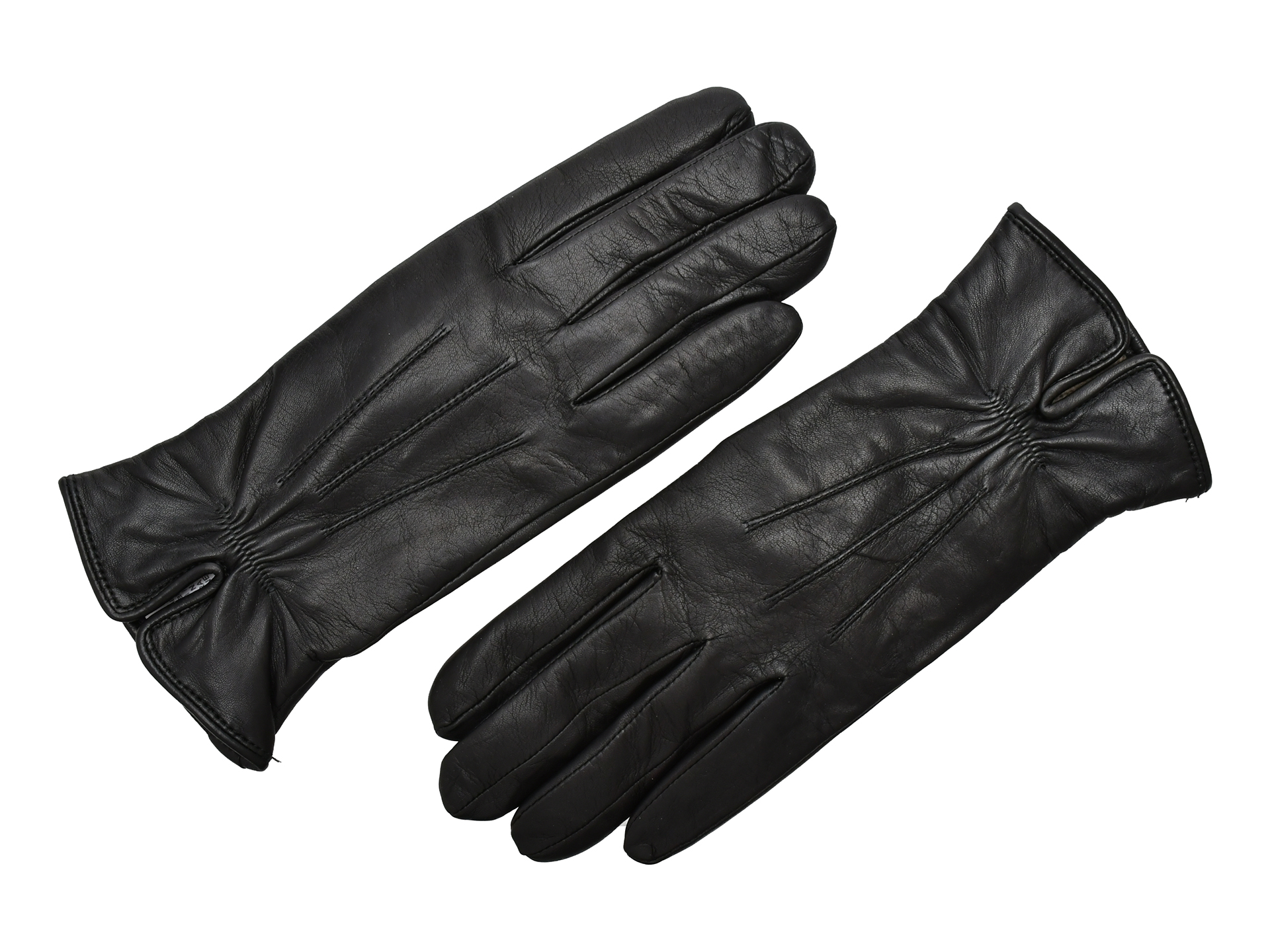 Manusi EPICA negre, D52, din piele naturala