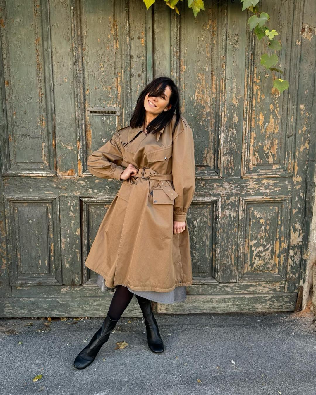 Mark Kenly Domino Tan Trench crem - 38 EU