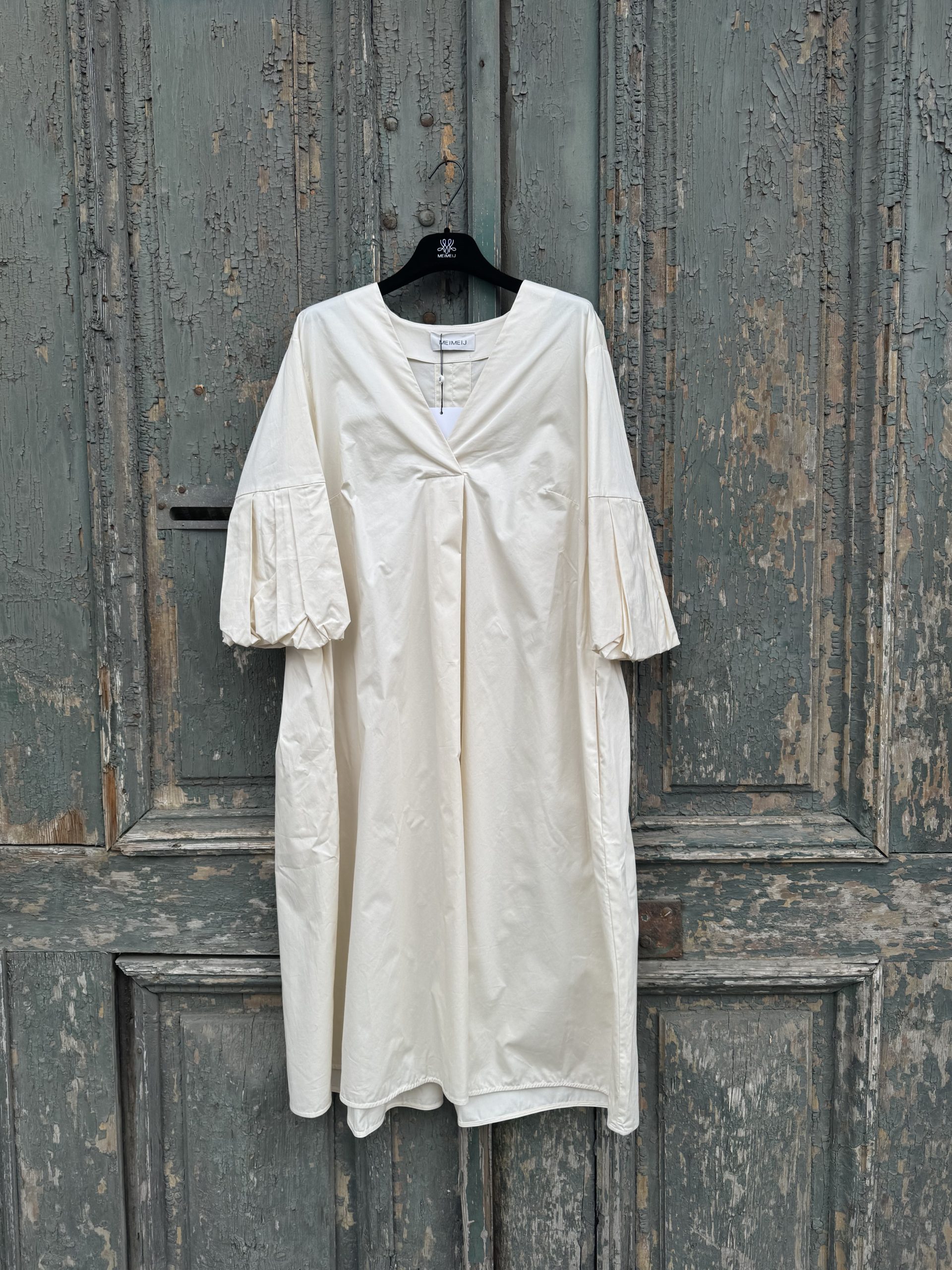 MeiMeij Rochie cu maneca clopot bej - 46 IT