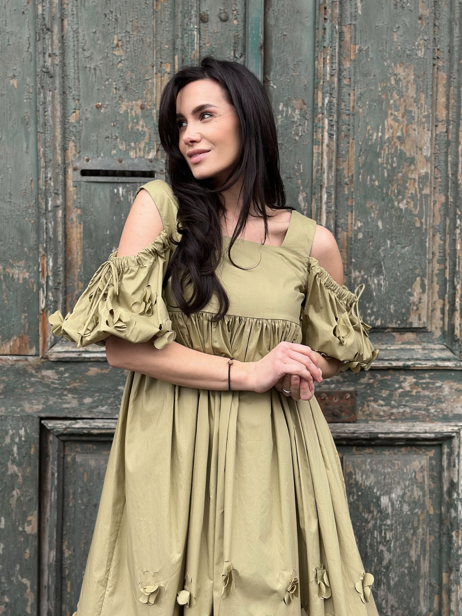 MeiMeij Rochie olive - L INTL