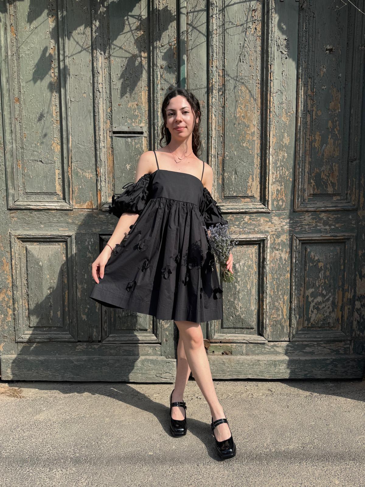 MeiMeij Rochie scurtă cu decupaj floral - S INTL