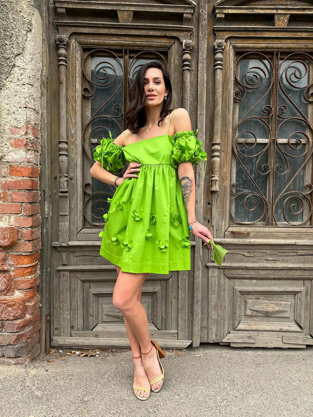 MeiMeij Rochie verde - L INTL
