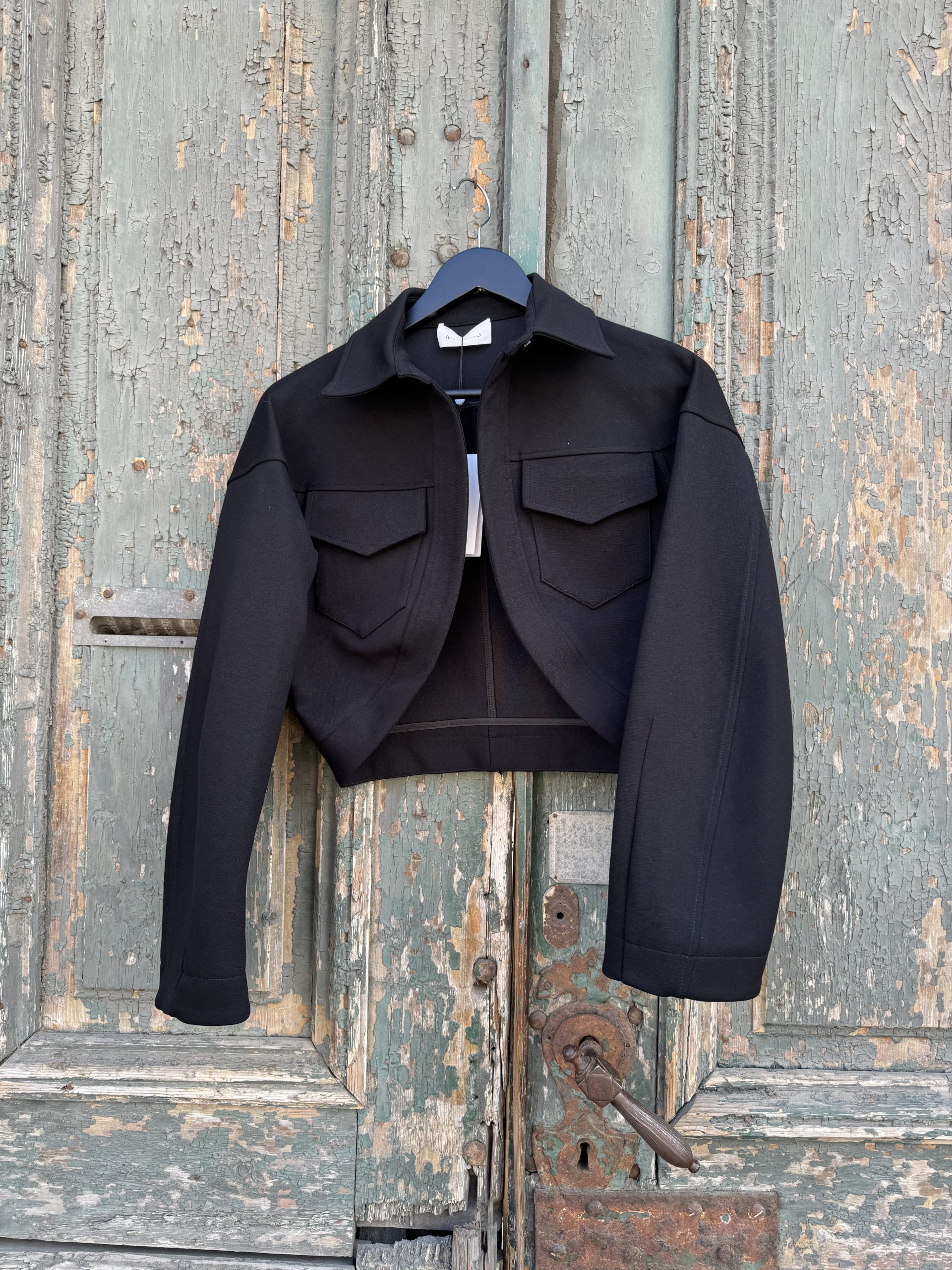 MeiMeij Sacou negru scurt - 36 EU