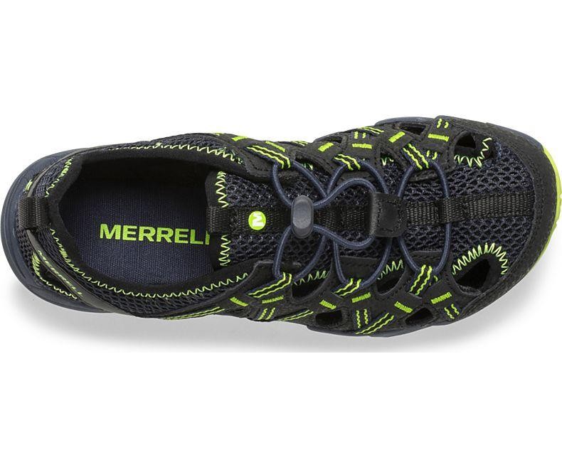 Merrell Hydro Choprock Sandal Negru - Black/Navy/Lime - poza 4