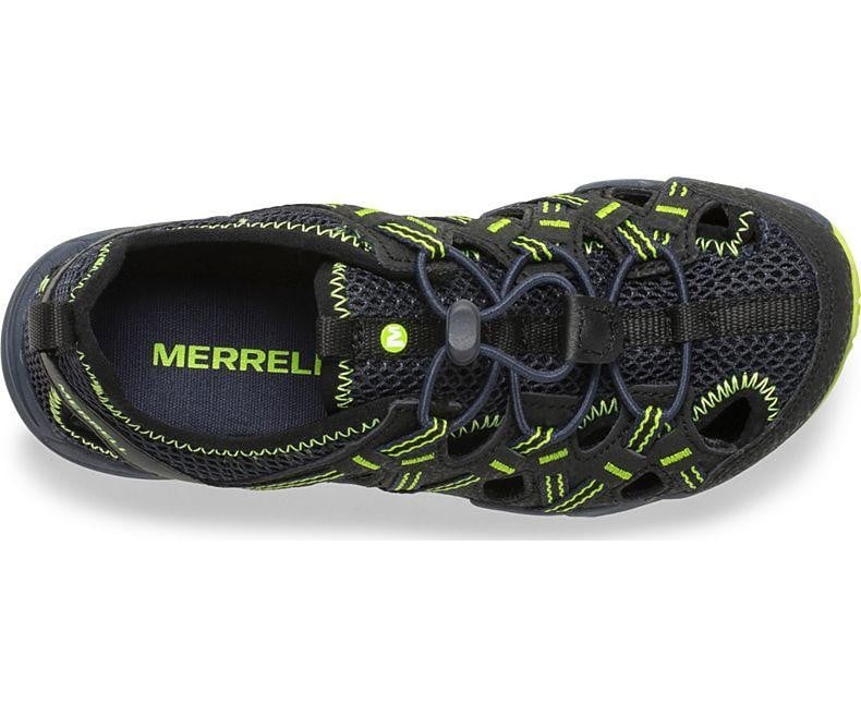 Merrell Hydro Choprock Sandal Negru - Black/Navy/Lime - poza 4