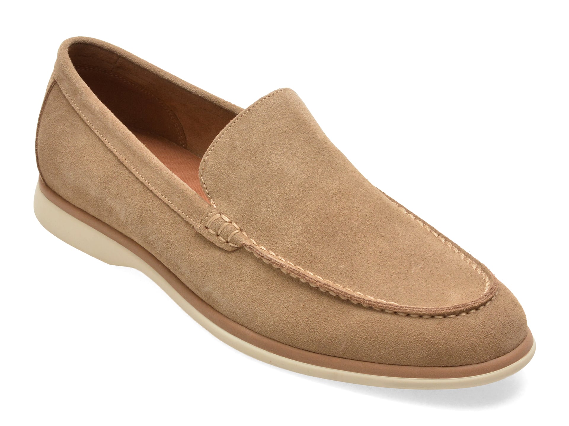 Mocasini ALDO bej, 14245052, din piele intoarsa