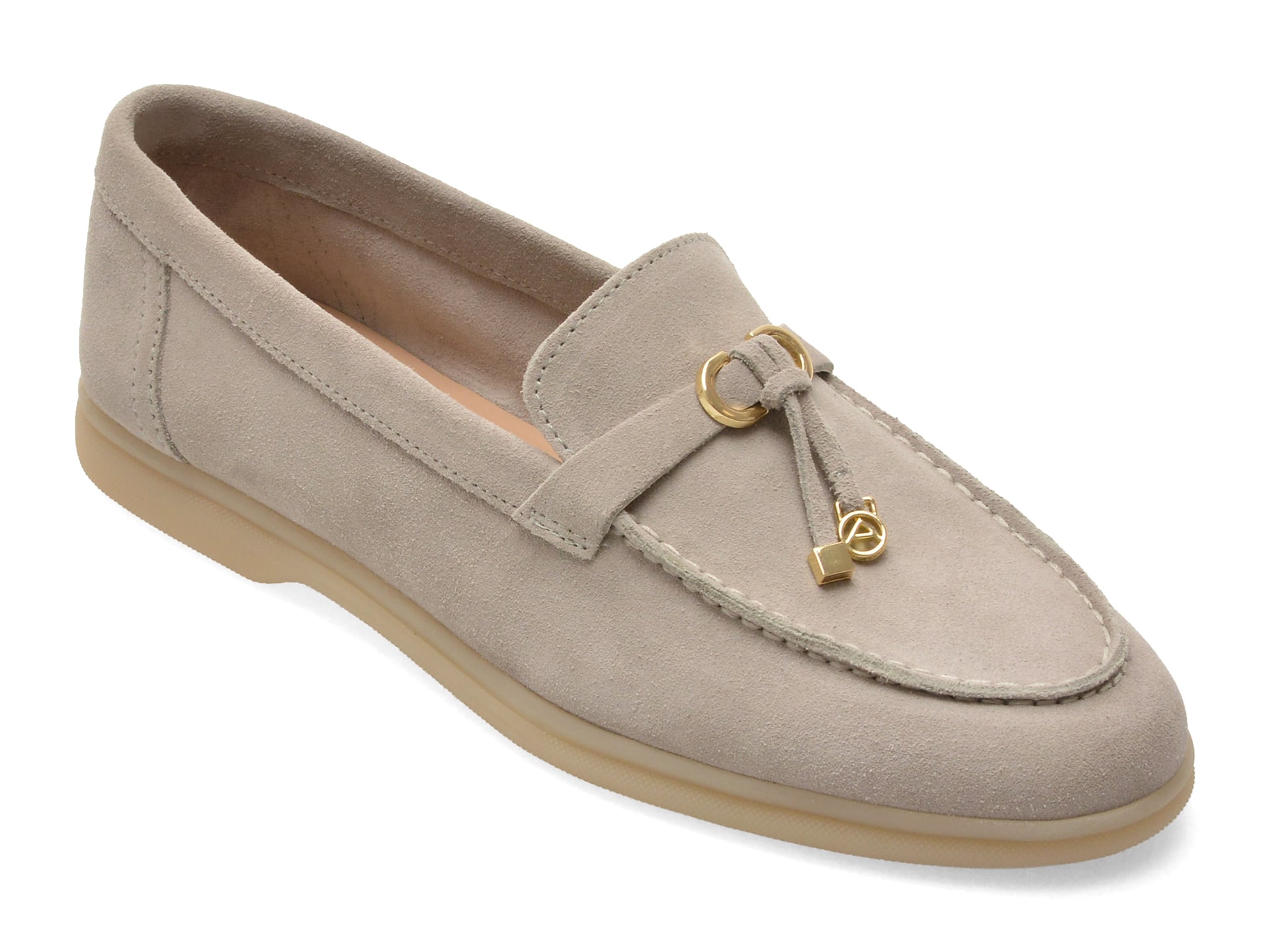 Mocasini ALDO gri, 14001349, din piele intoarsa