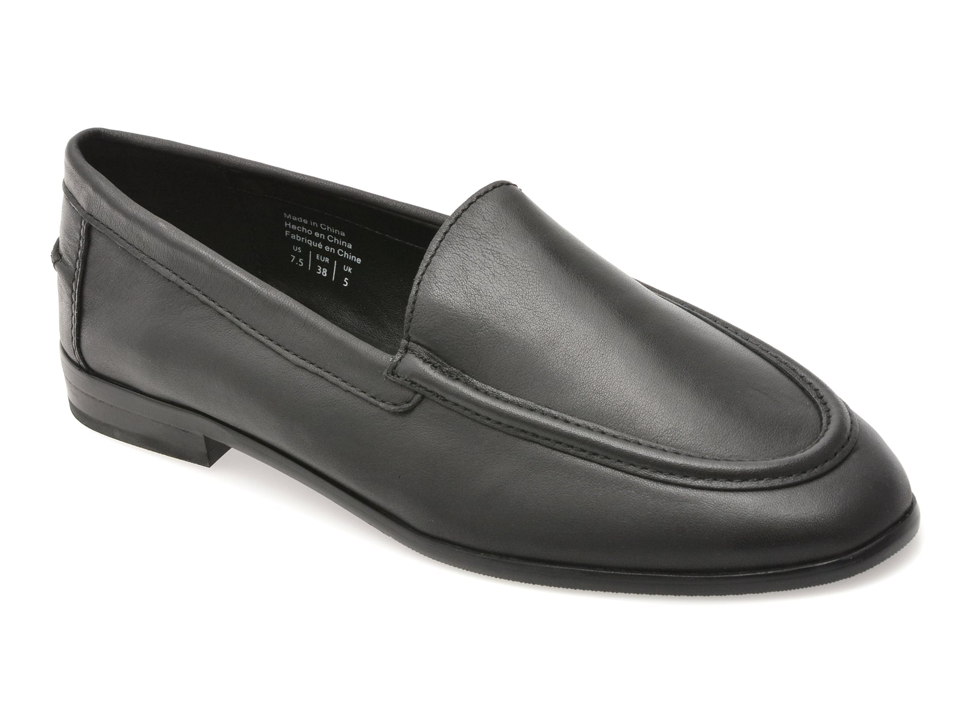 Mocasini ALDO negri, AMBAR 001, din piele naturala