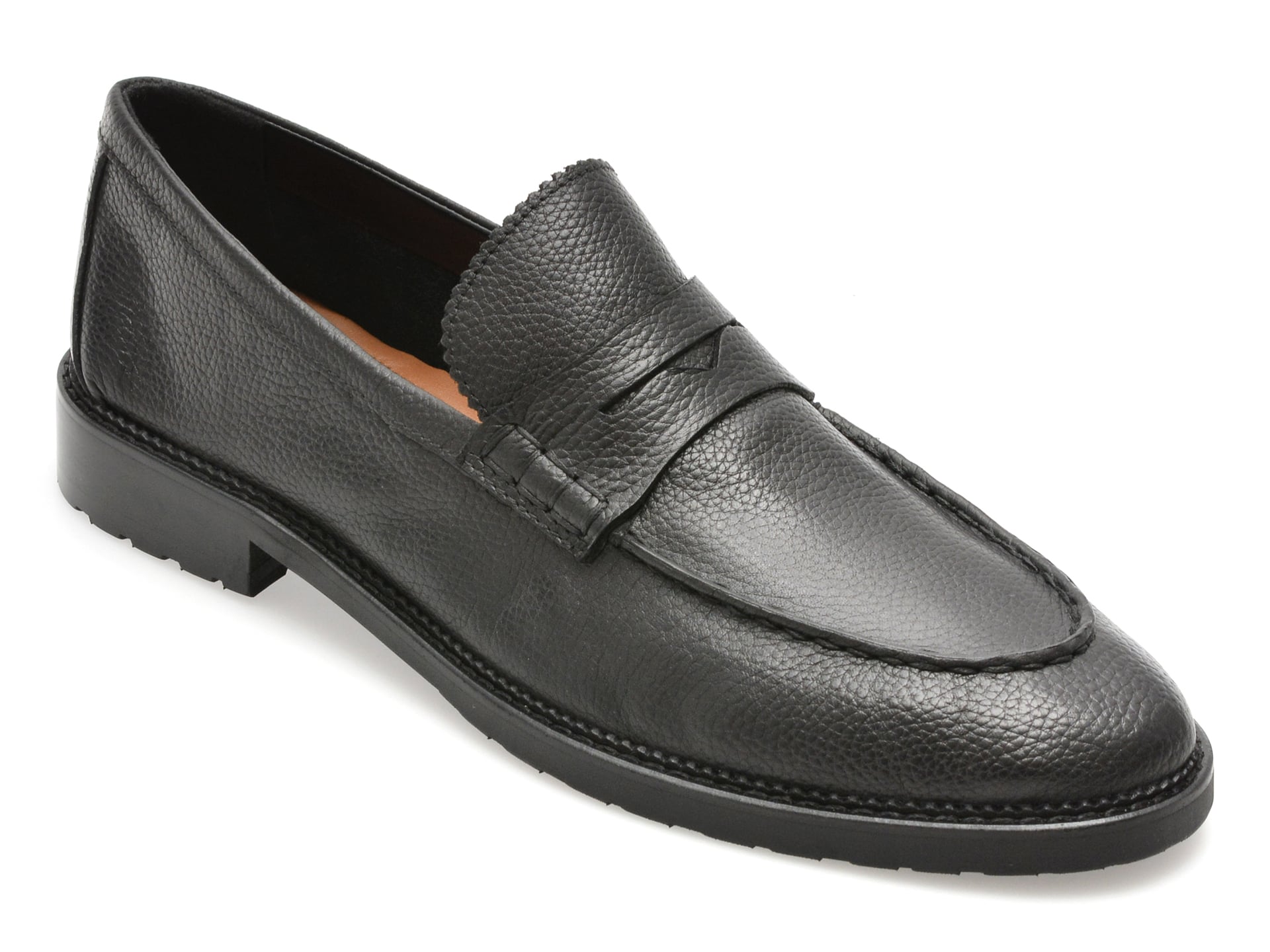 Mocasini ALDO negri, MELVILLE-IN 004, din piele naturala