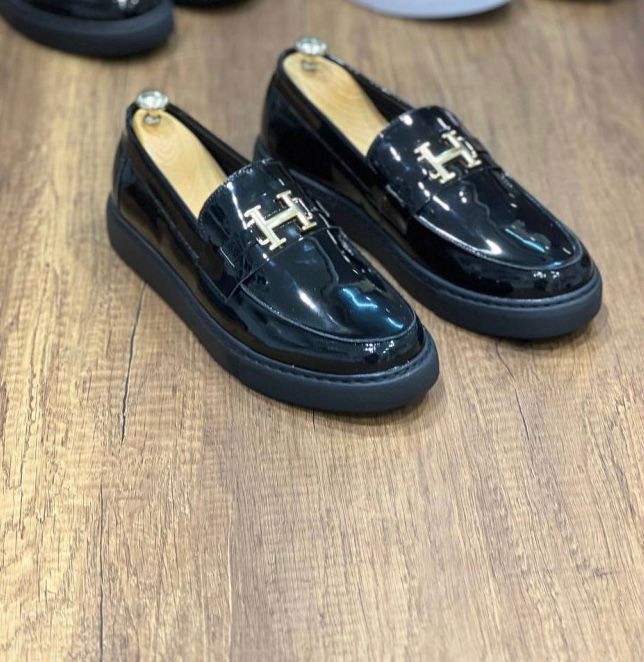 Mocasini barbati casual negri piele eco comozi cu mic defect DEF769 T15-3