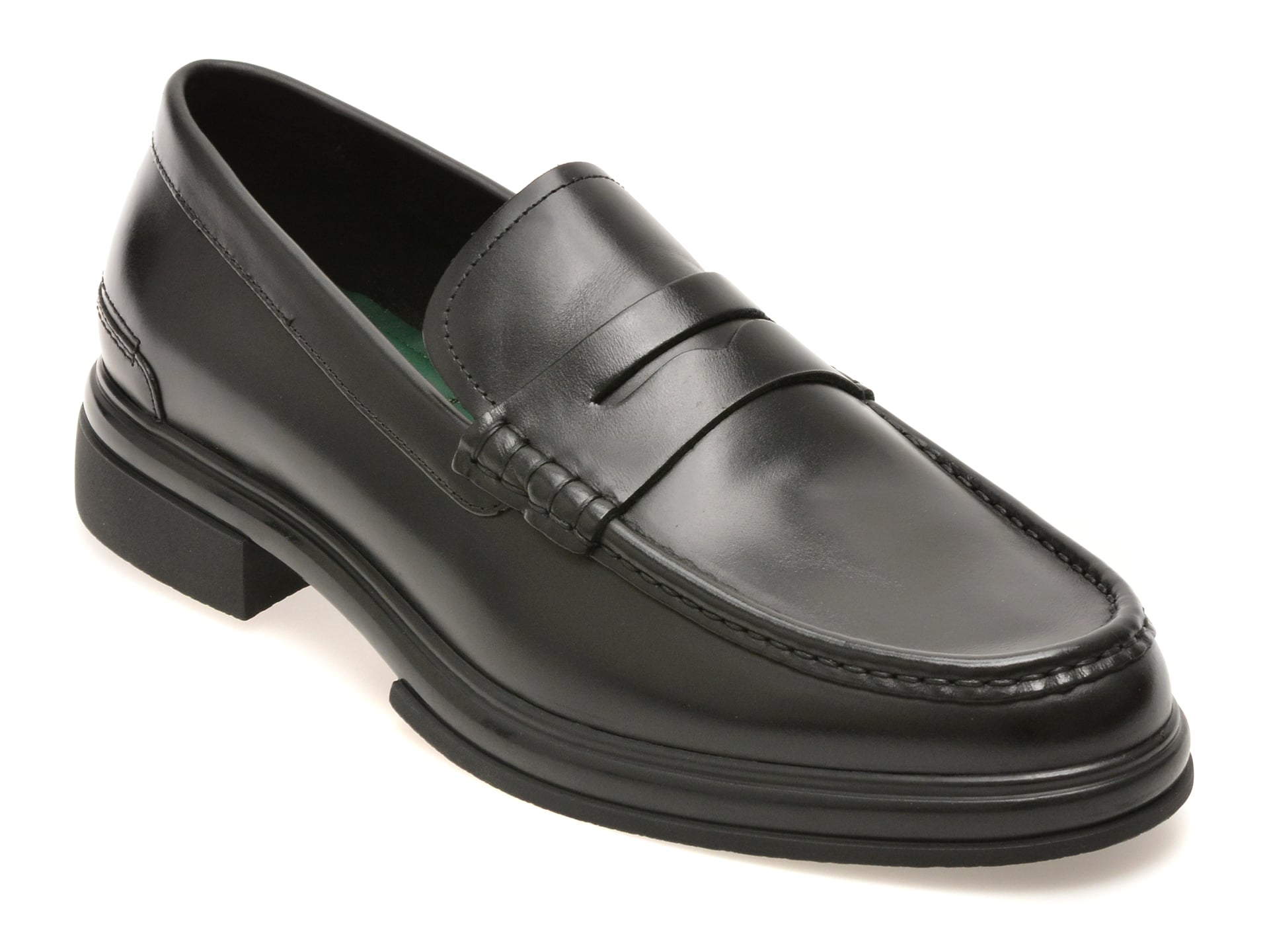Mocasini eleganti ALDO negri, TUCKER 001, din piele naturala
