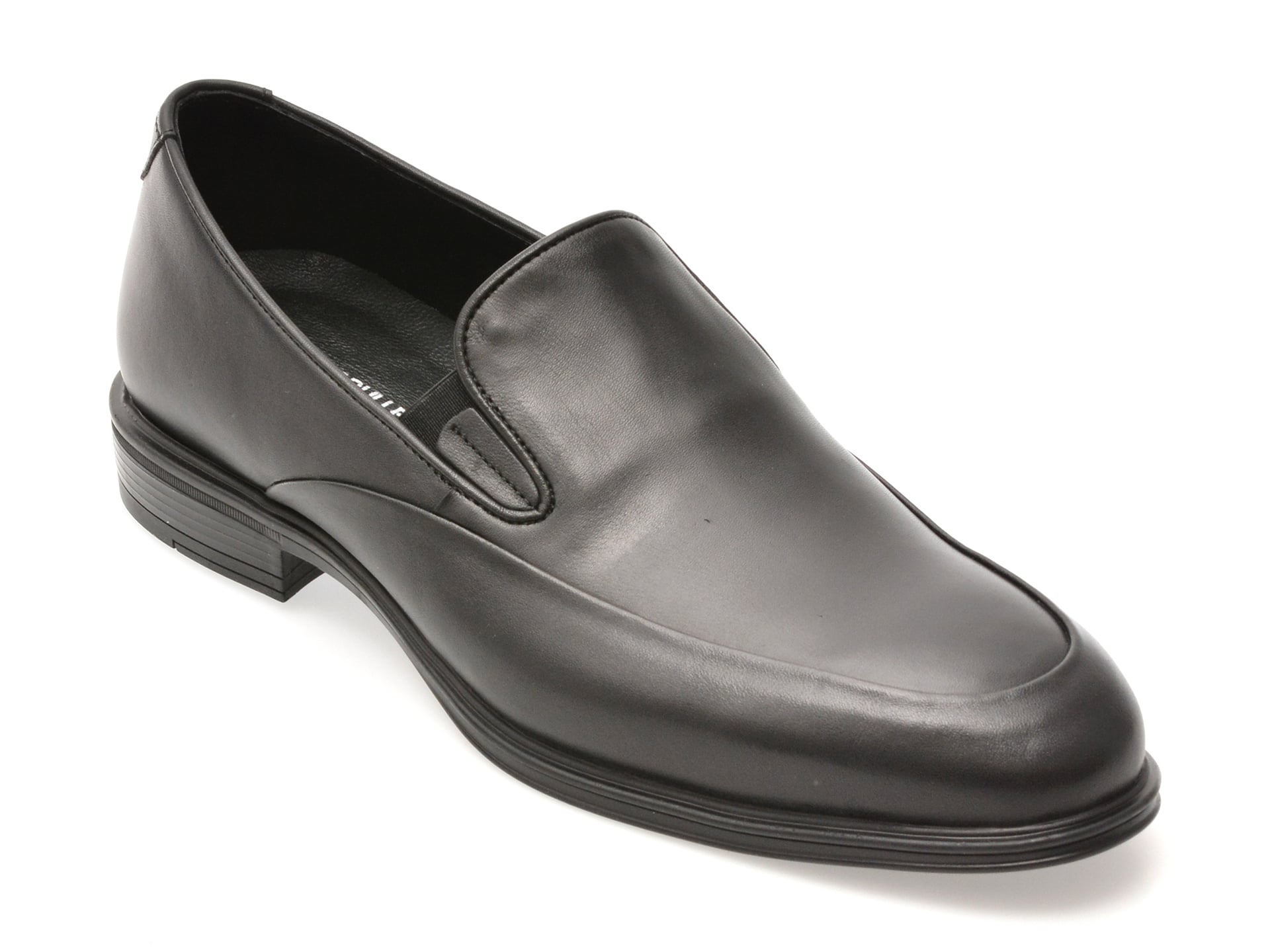 Mocasini eleganti BITE THE BULLET negri, 400306, din piele naturala