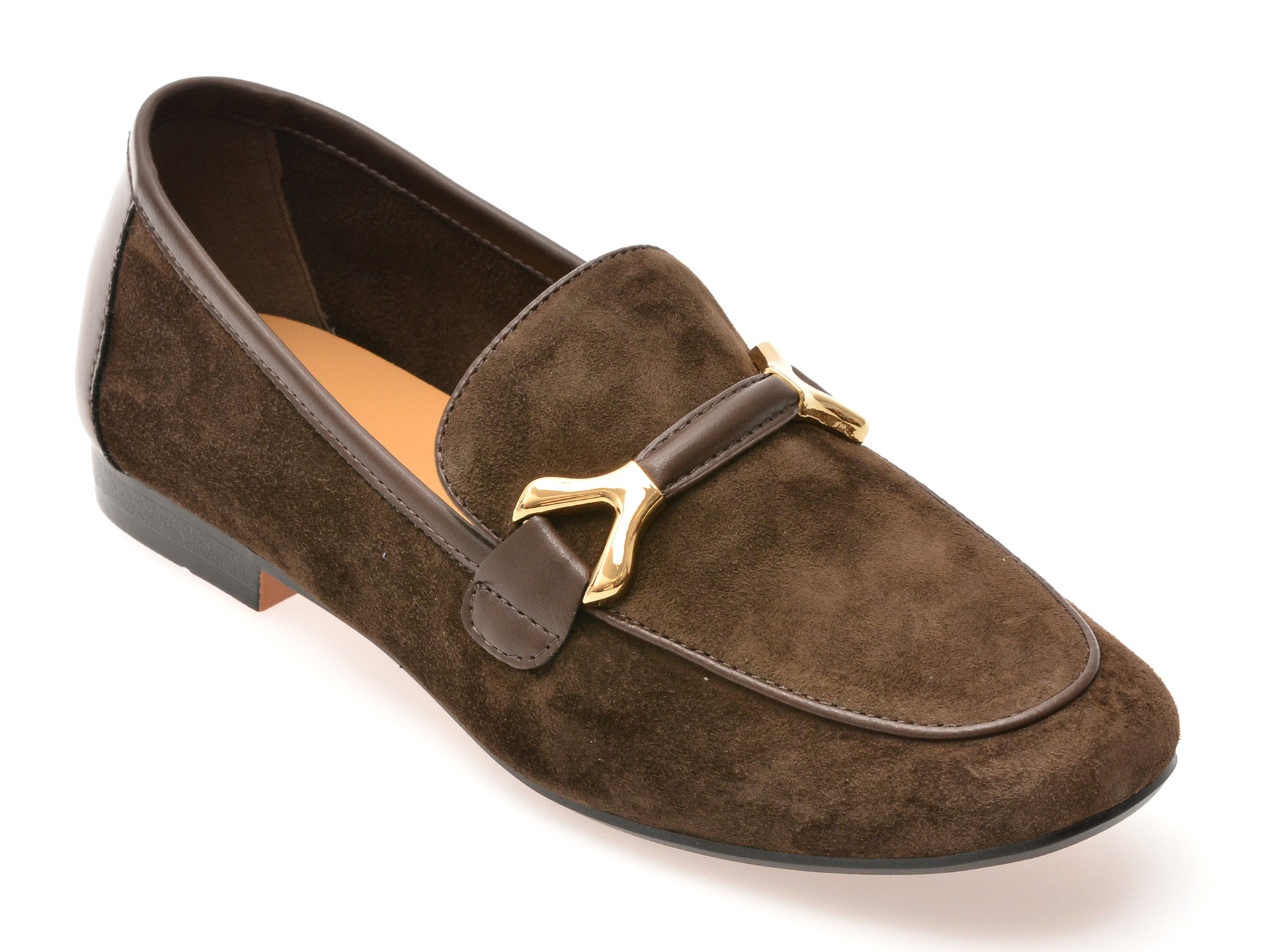 Mocasini EPICA maro, G45676, din piele intoarsa