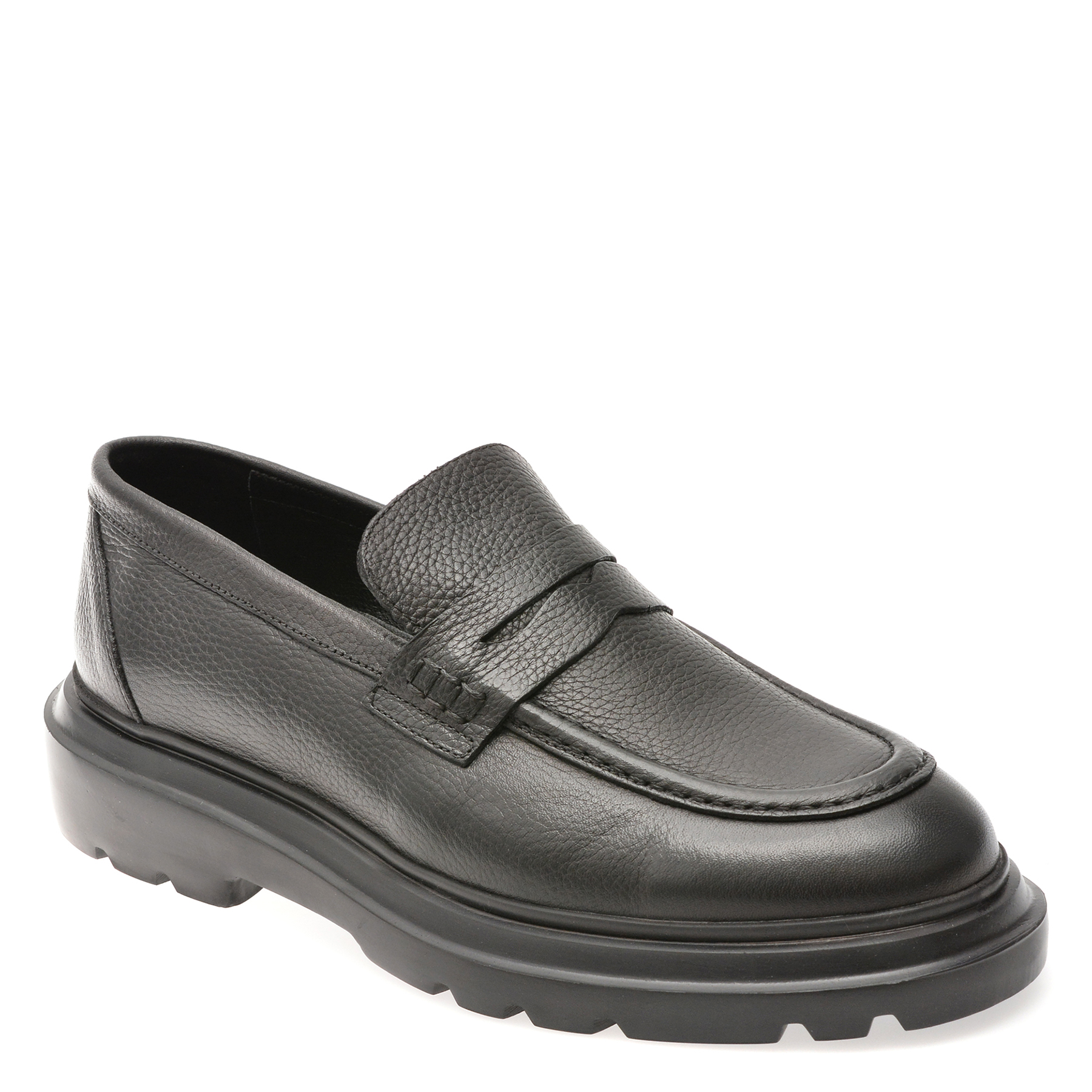 Mocasini GRYXX negri, FH254, din piele naturala