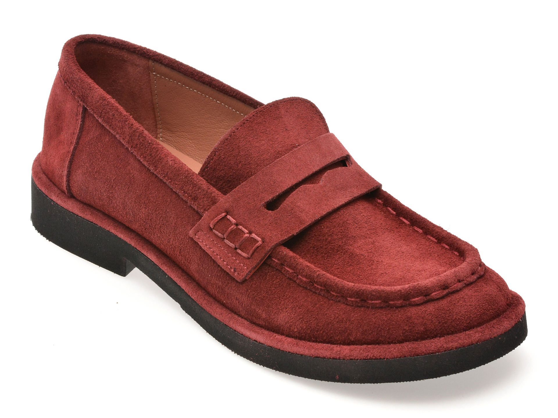 Mocasini GRYXX visinii, 2881574, din piele intoarsa