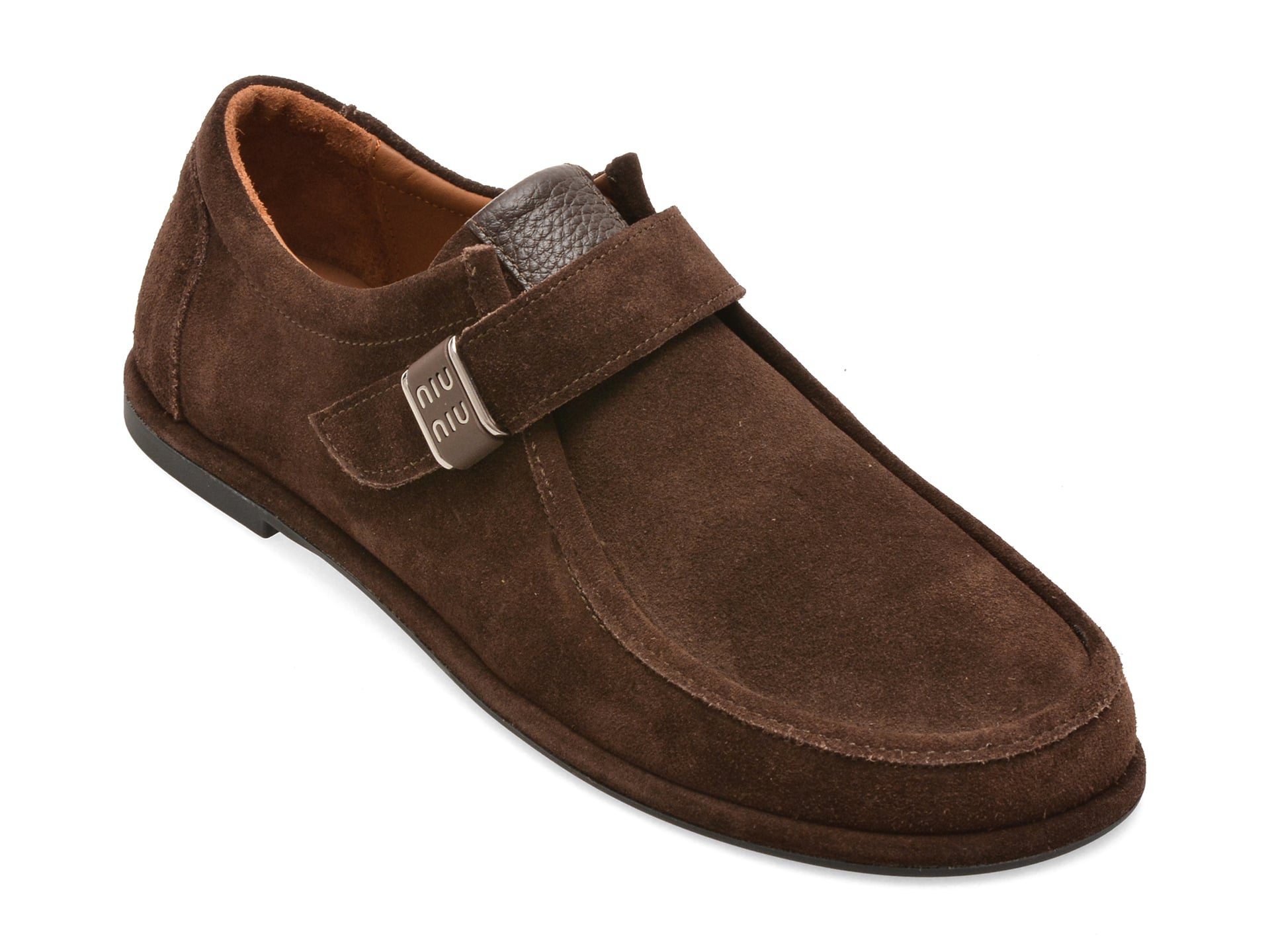 Mocasini IMAGE maro, 1614039, din piele intoarsa