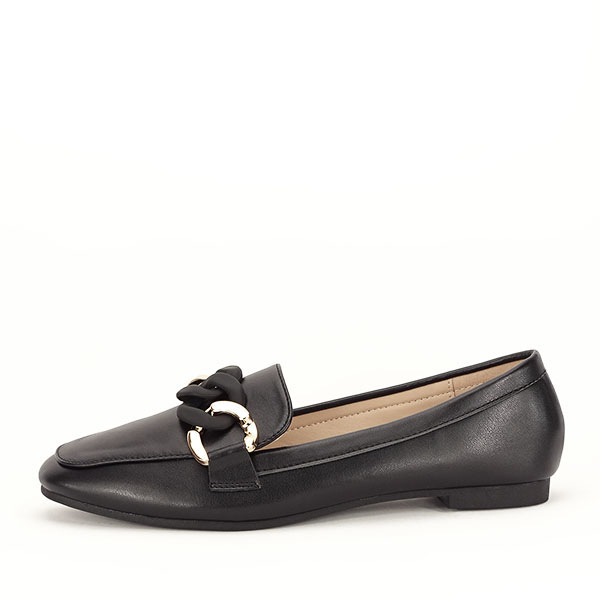 Mocasini negri Gloria M2