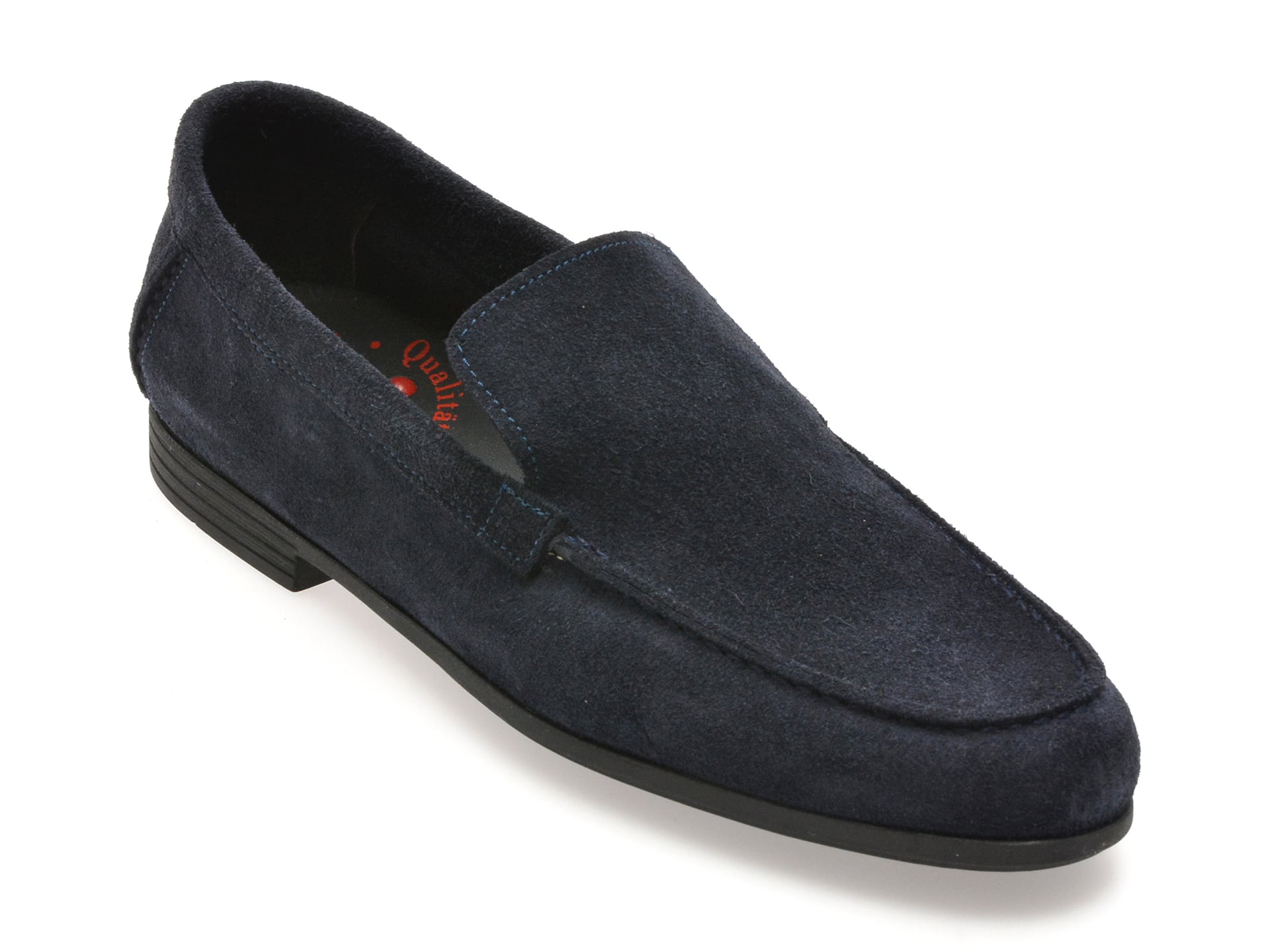 Mocasini OTTER bleumarin, 5014, din piele intoarsa