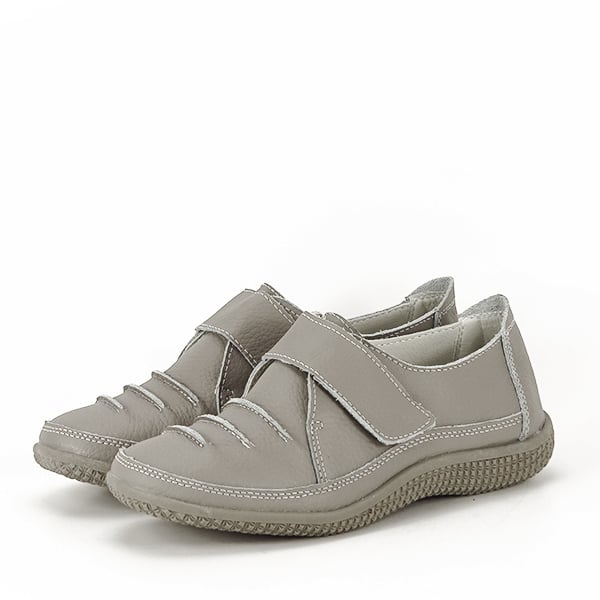 Mocasini piele naturala Clara gri M3