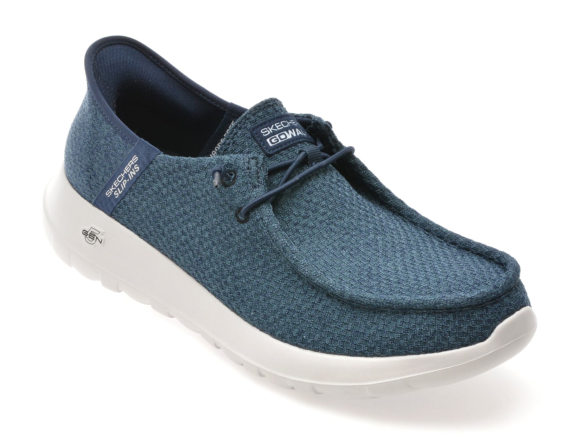 Mocasini SKECHERS bleumarin, GO WALK MAX, din material textil
