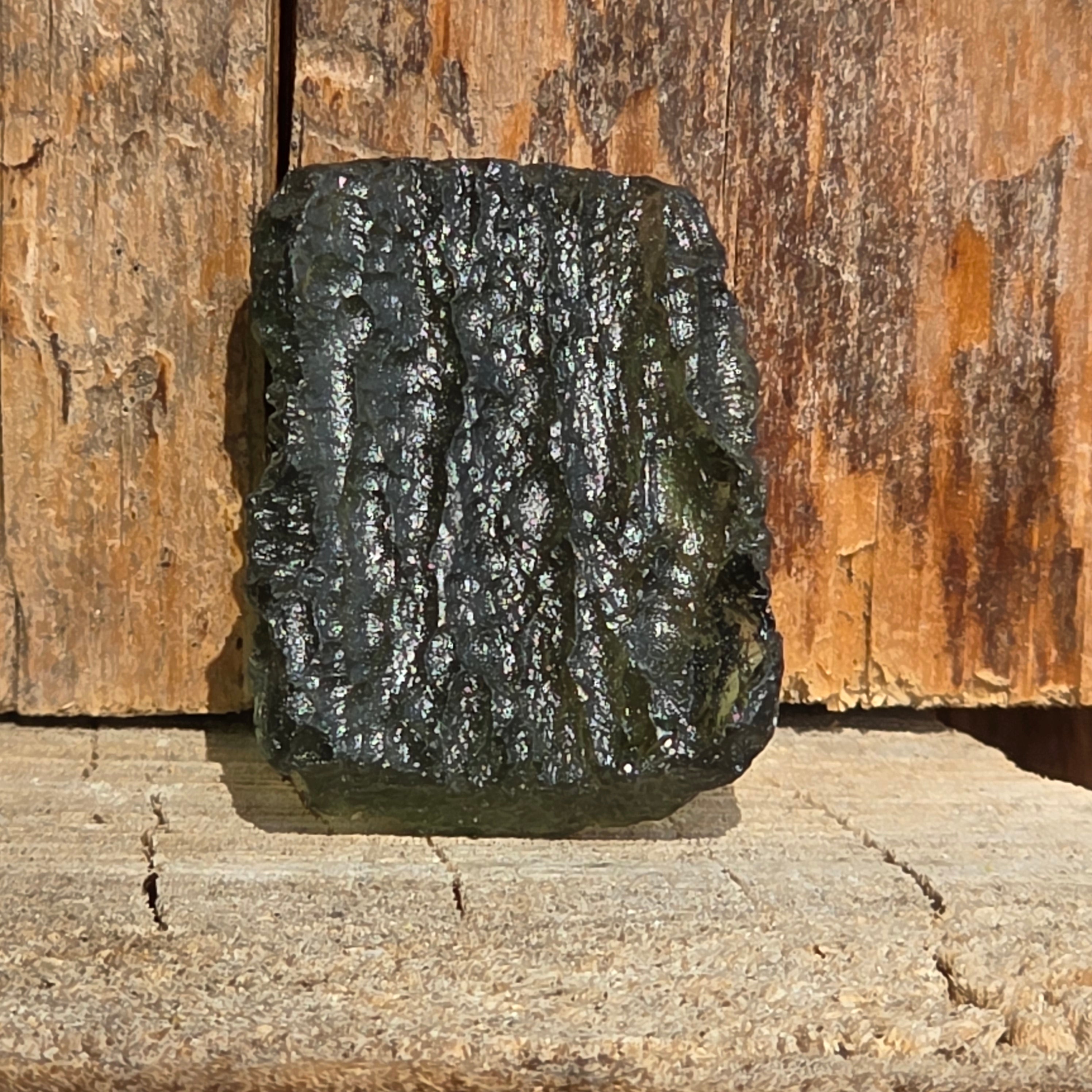 Moldavit piatra bruta model 3