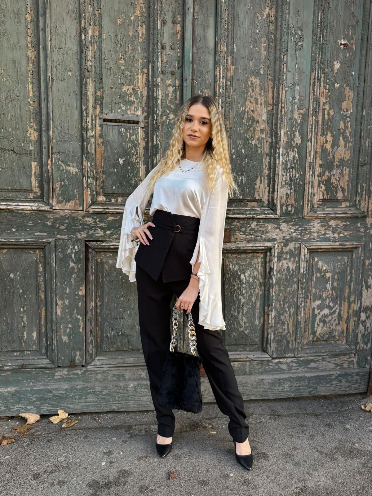 Nenette Pantaloni negri - XS INTL