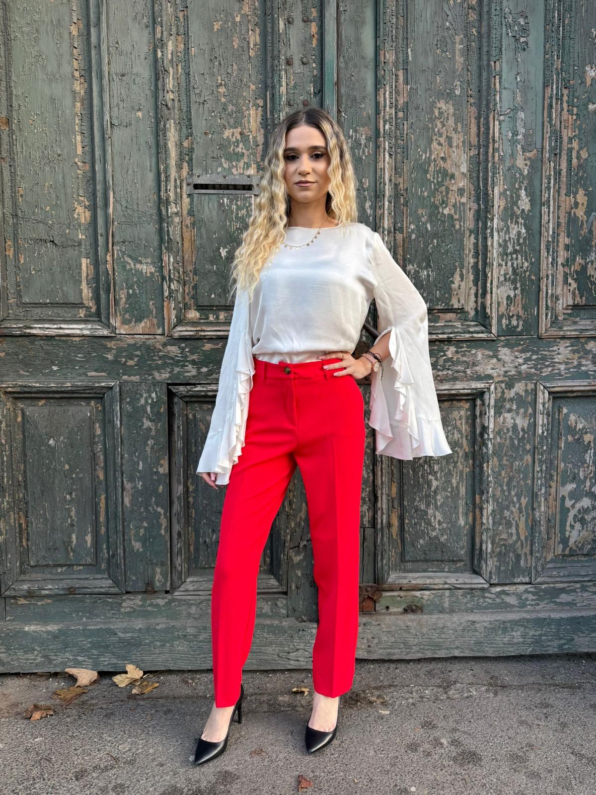 Nenette Pantaloni Roșii - XL INTL