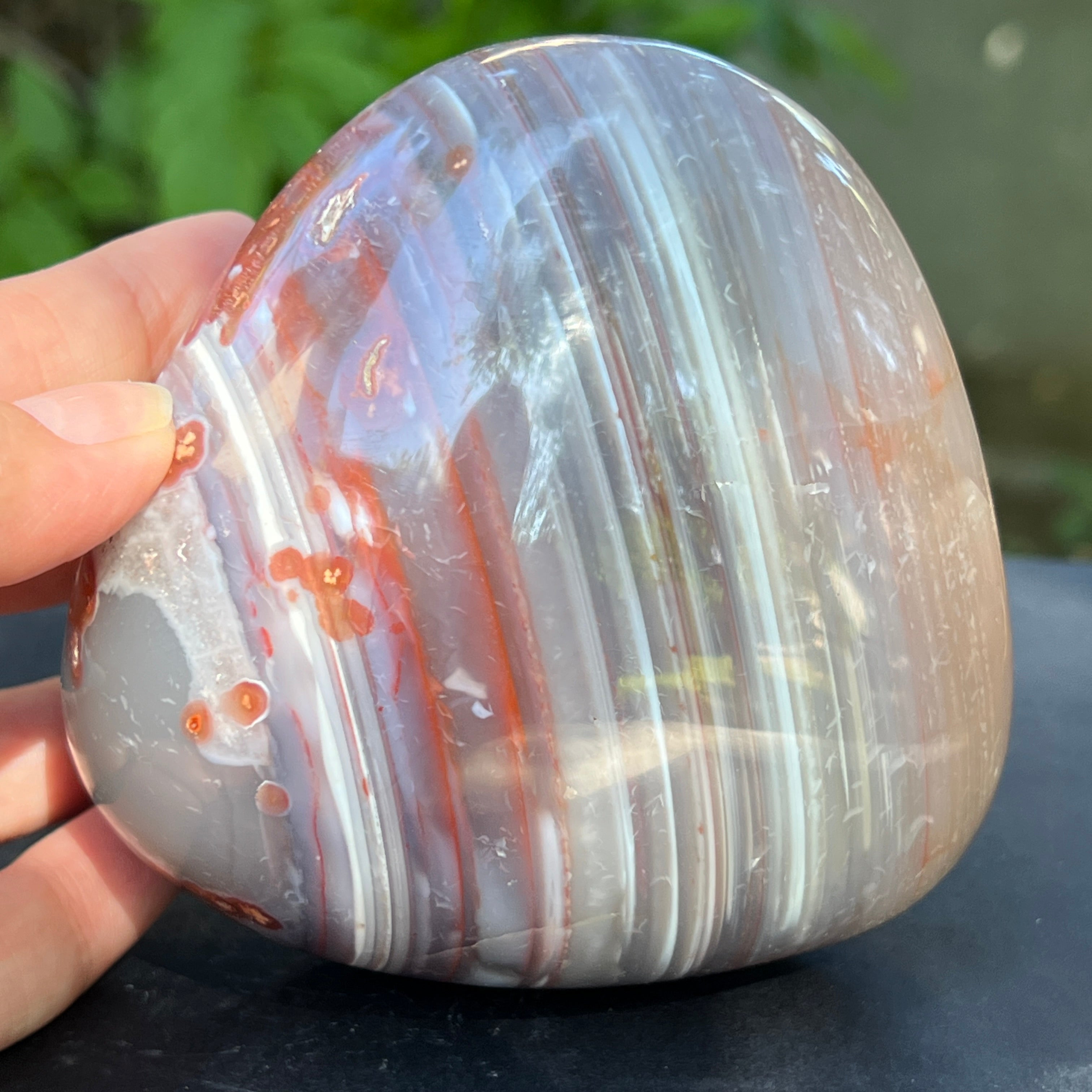 Nodul agat de Botswana, agat river, unicat | Model XL1