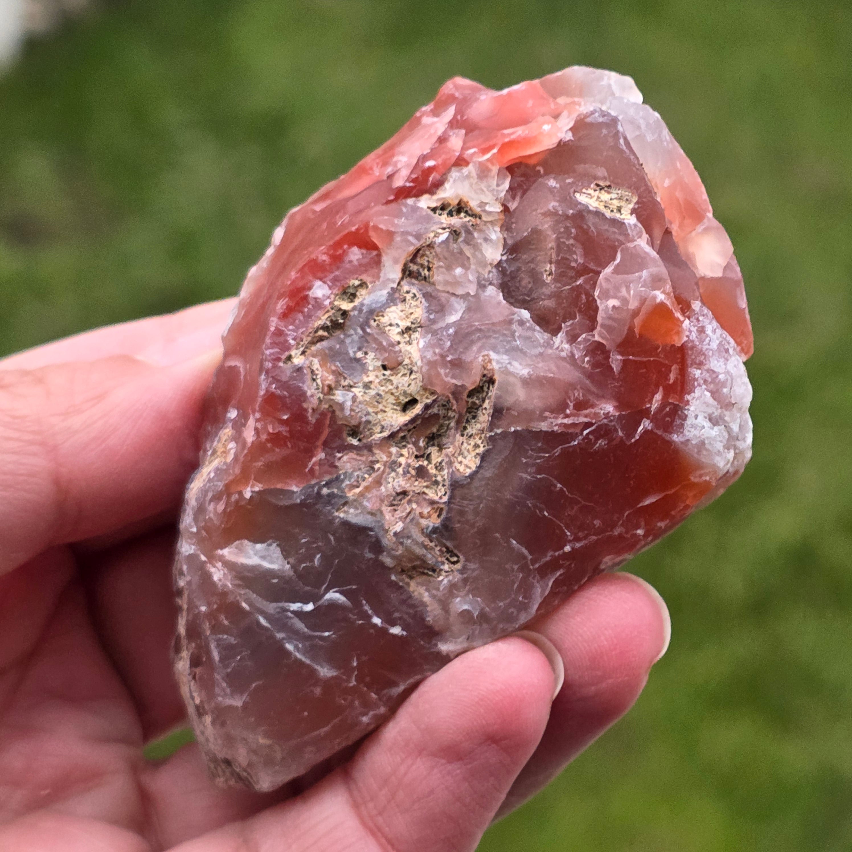 Nodul carneol piatra bruta model 13