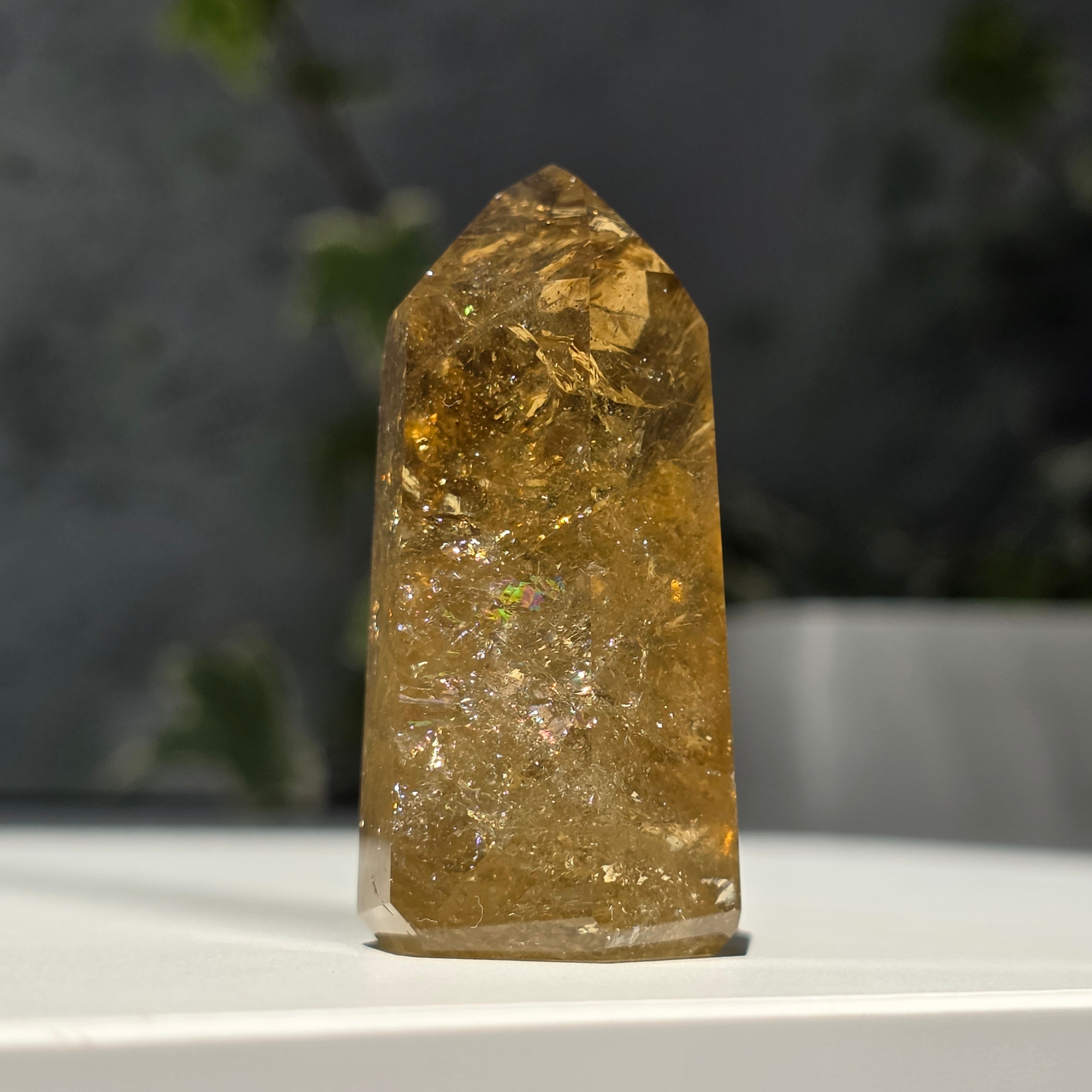 Obelisc citrin Brazilia calitate Extra AAA model 1