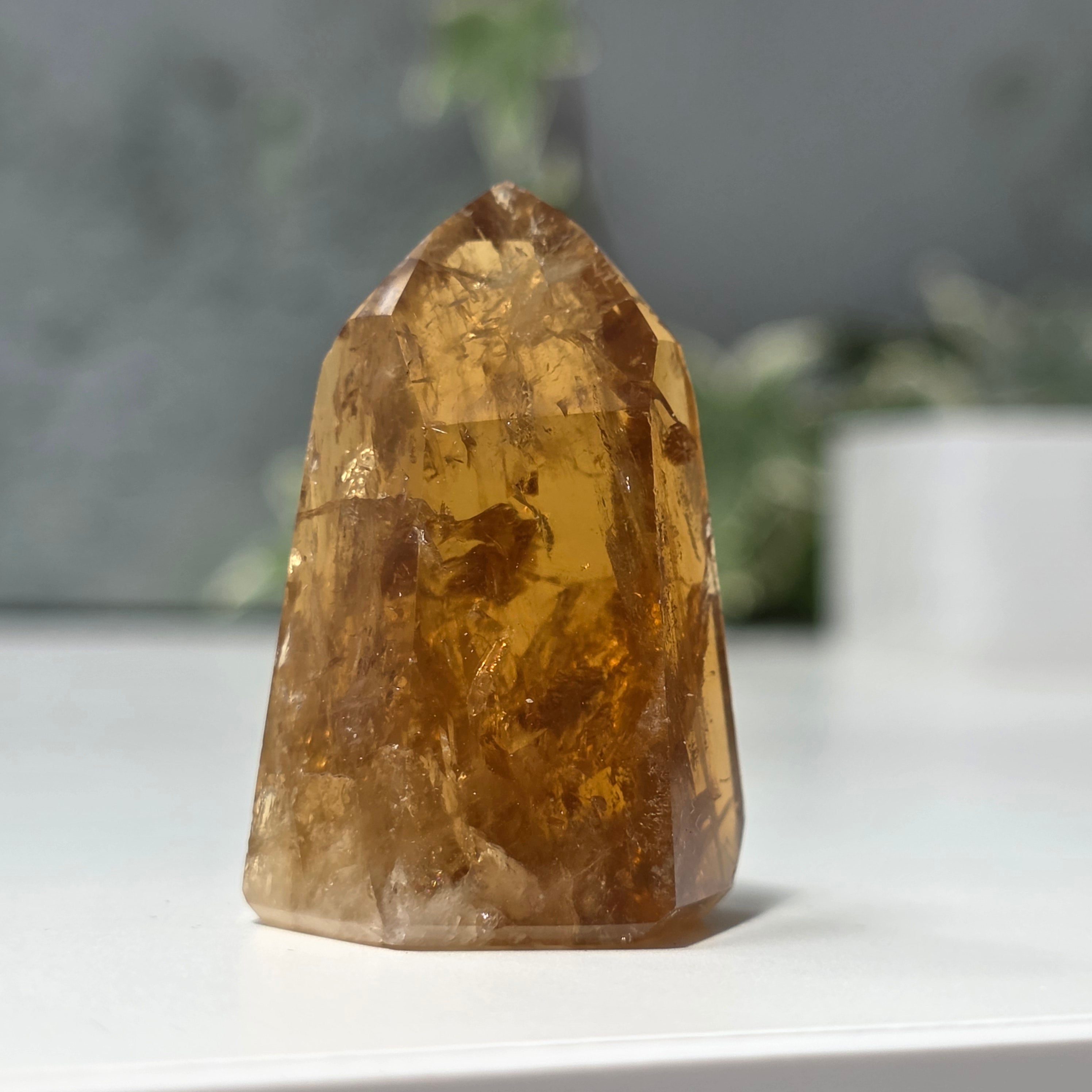 Obelisc citrin Brazilia calitate Extra AAA model 16