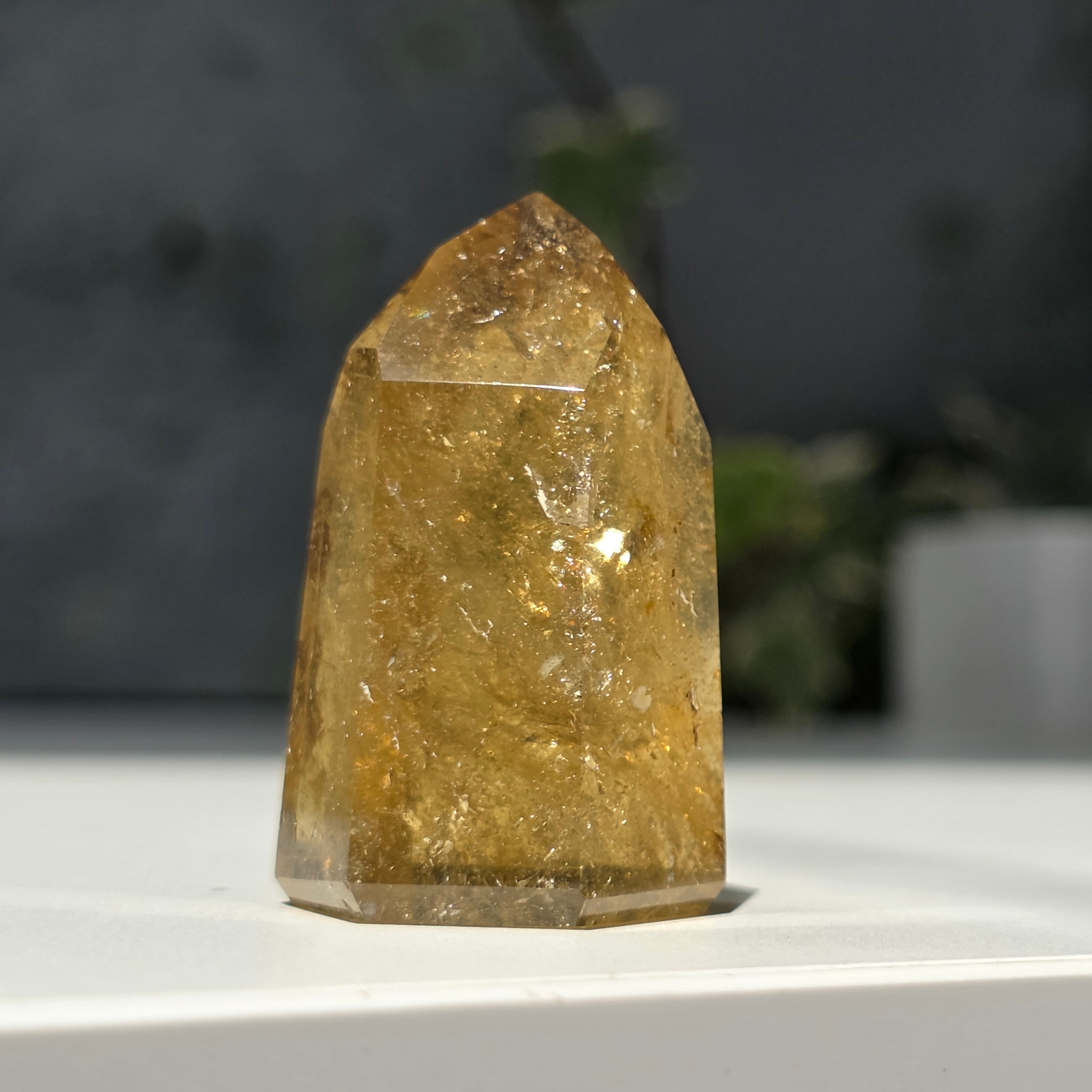Obelisc citrin Brazilia calitate Extra AAA | Model 22