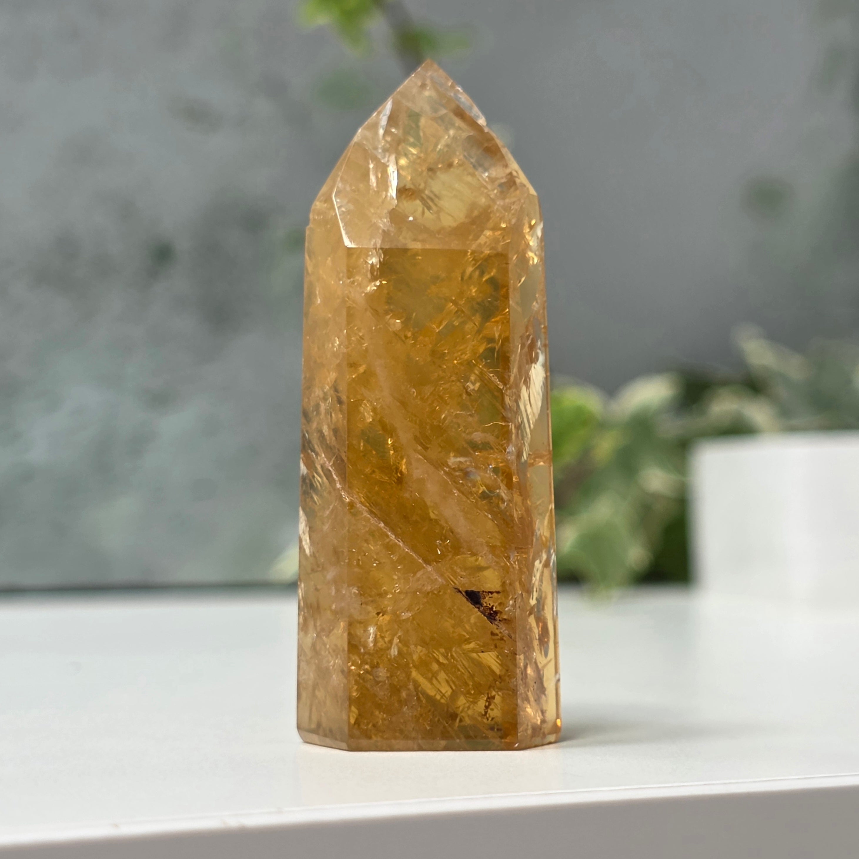 Obelisc citrin Brazilia calitate Extra AAA model 6