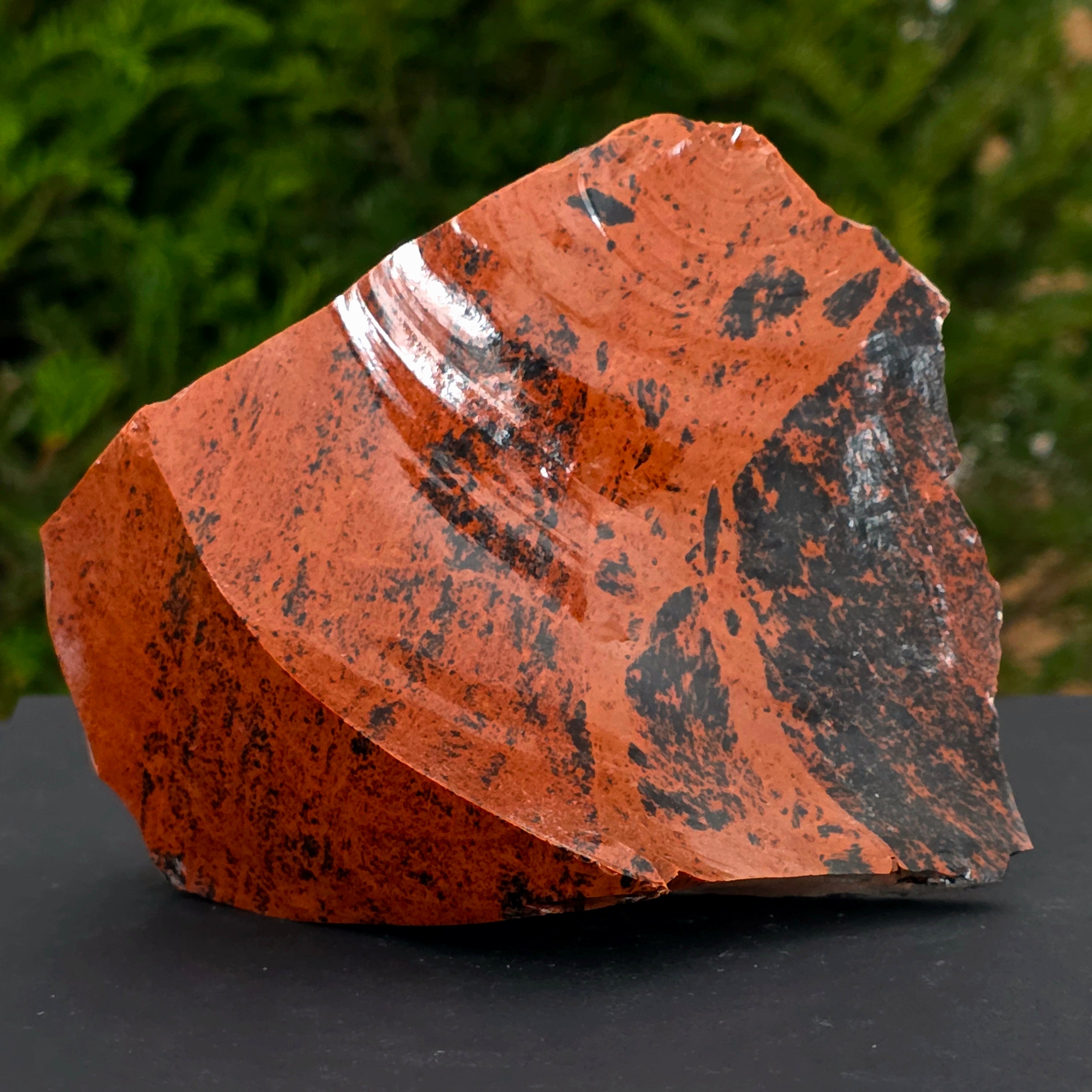 Obsidian mahon Mahogany piatra bruta XL model 1